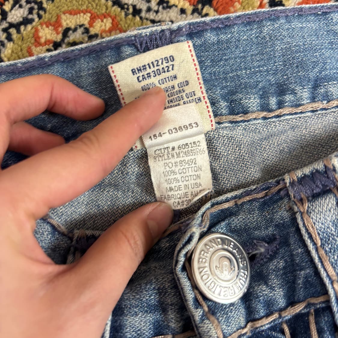 [31] 트루릴리전 RICKY SUPER T 데님 팬츠 상품이미지7