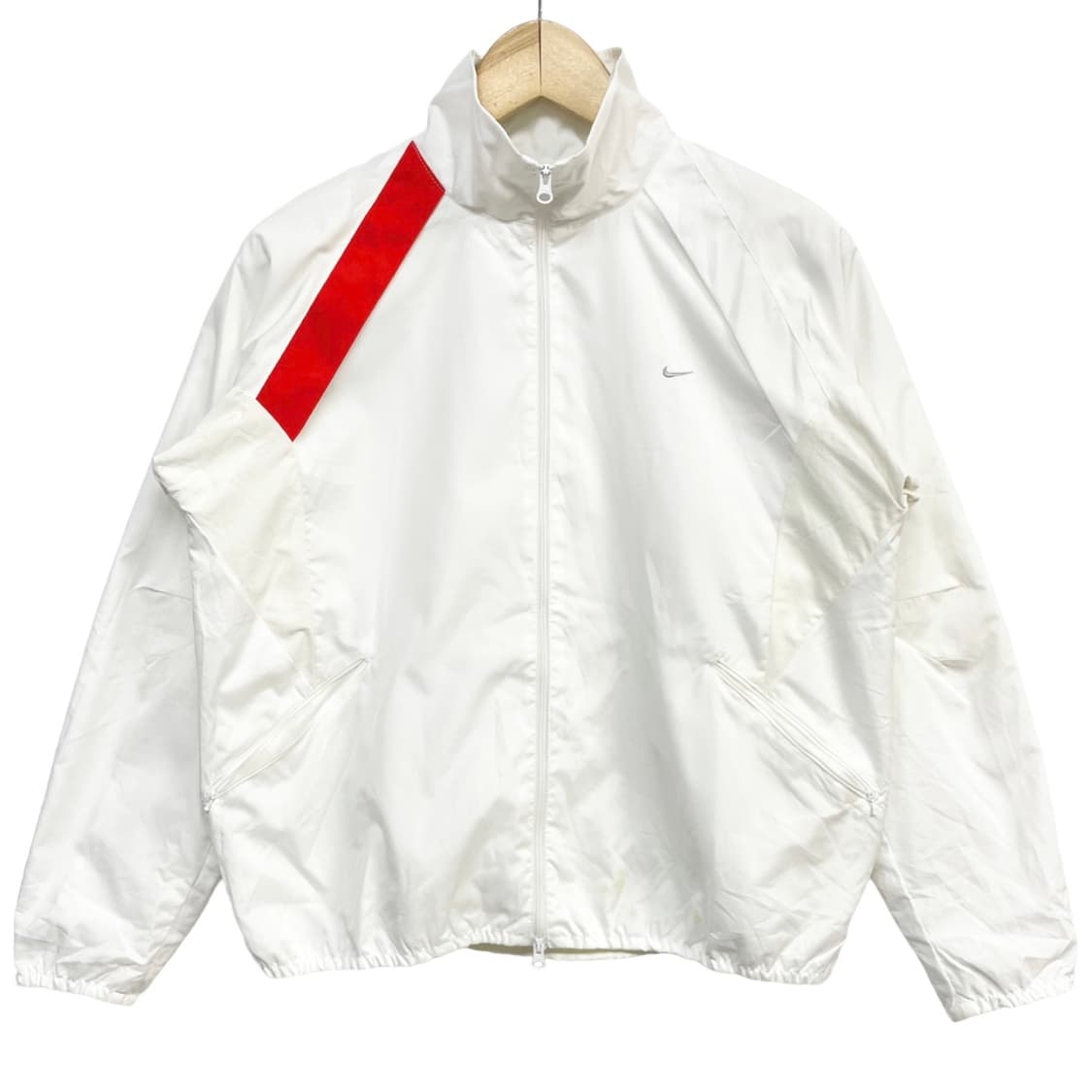 나이키 00s 솔로 스우시 화이트 바람막이 자켓 상품이미지1