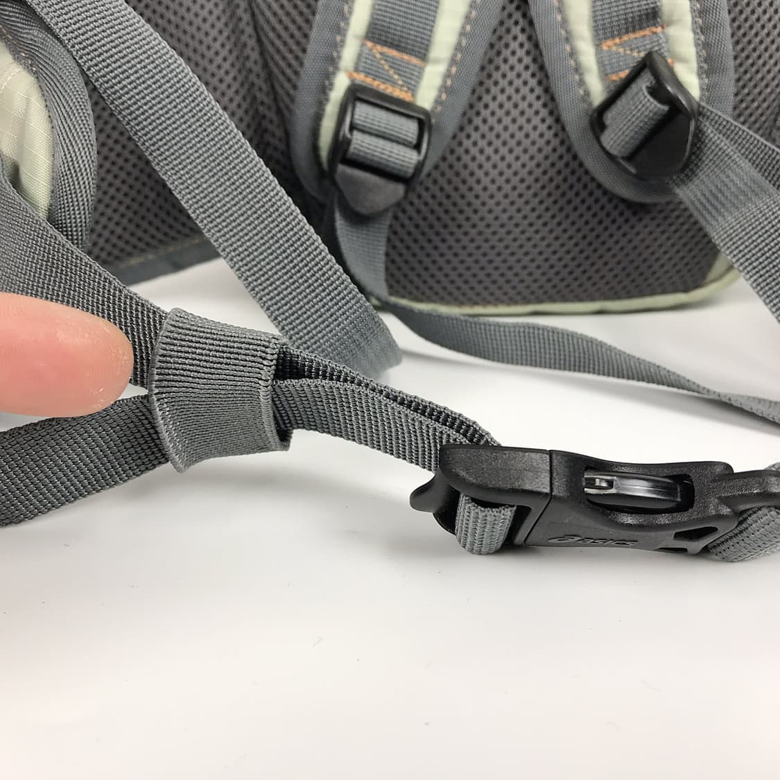 아식스 올드 고프코어 핑크 미니 백팩 가방 상품이미지6