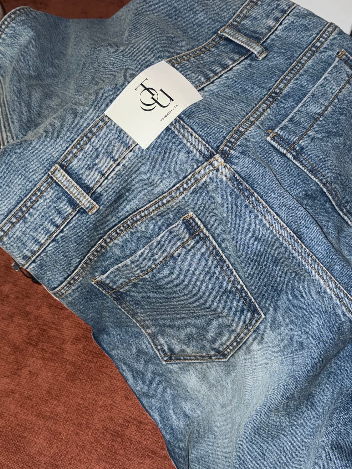 더오유 THEOHYOU 오버롤 데님 멜빵바지 상품이미지1