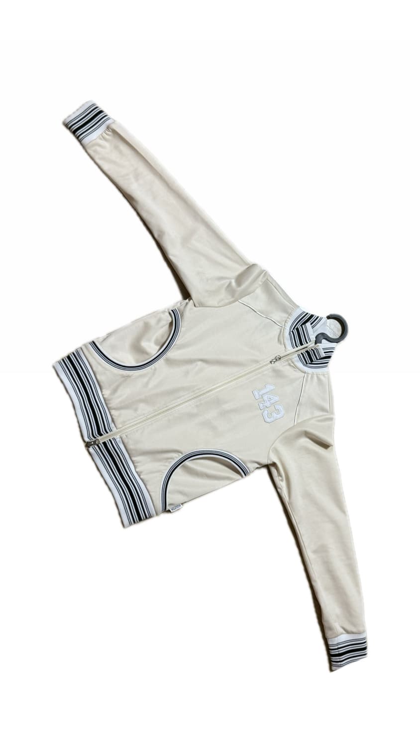 스컬프터 Stripe Track Zip-Up Raw 상품이미지2