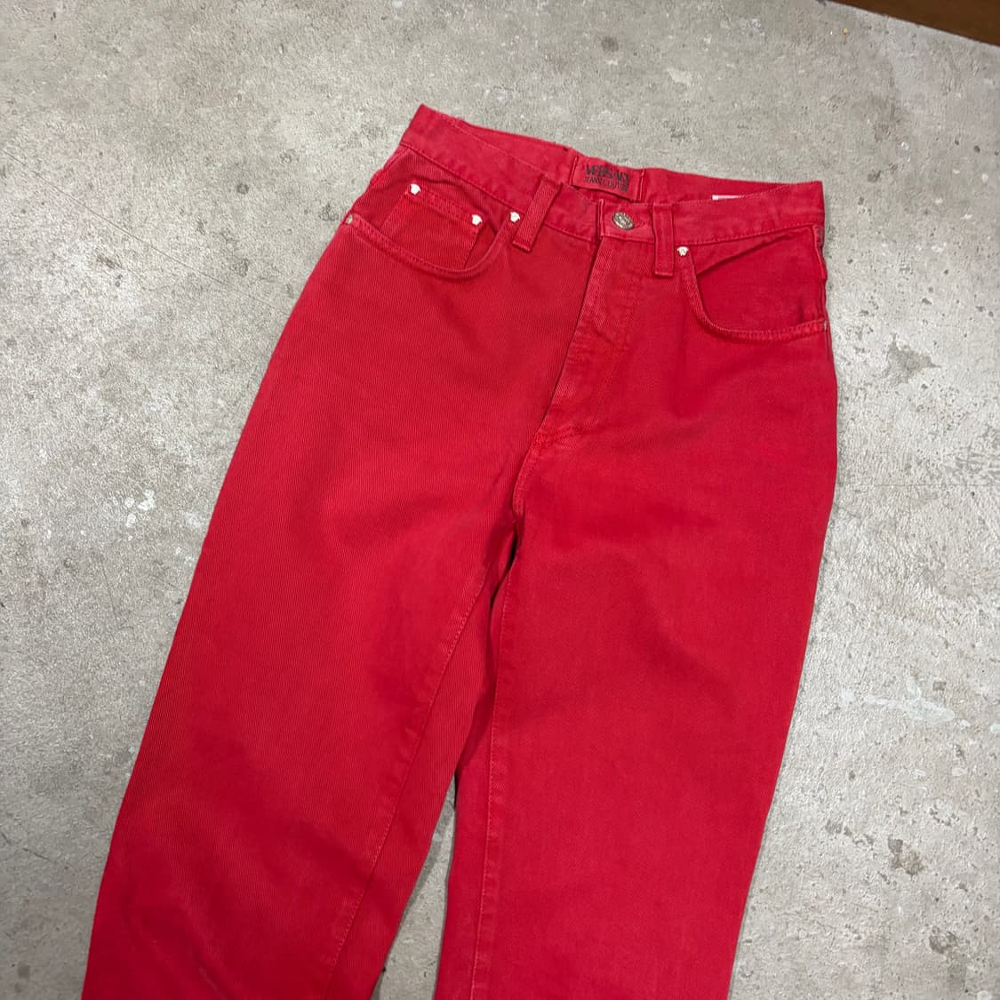 베르사체 레드 바지[2495] 상품이미지5