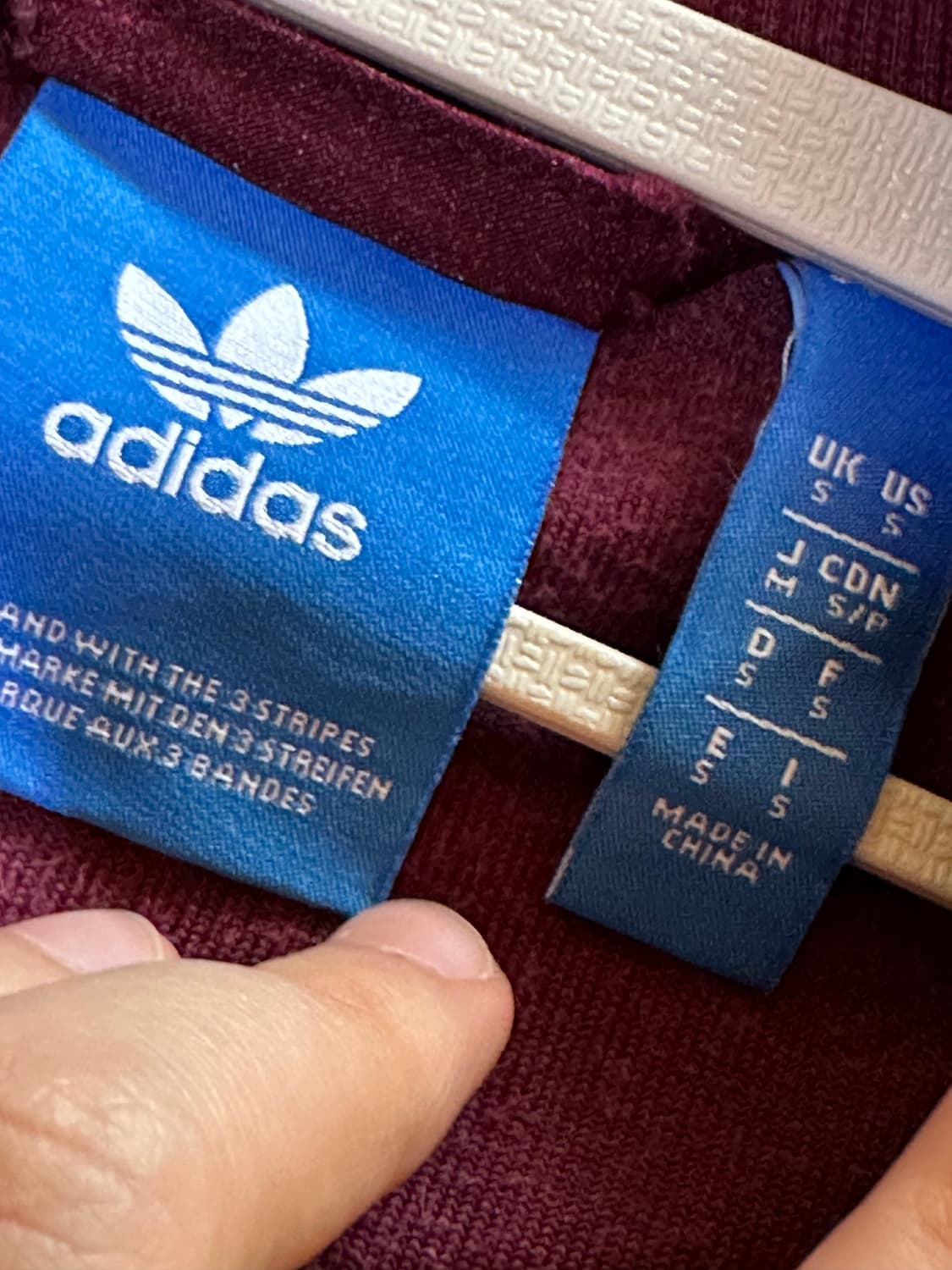 아디다스져지 아디다스 버건디 벨벳 져지 희귀져지 아디다스벨벳 집업 대장 상품이미지4
