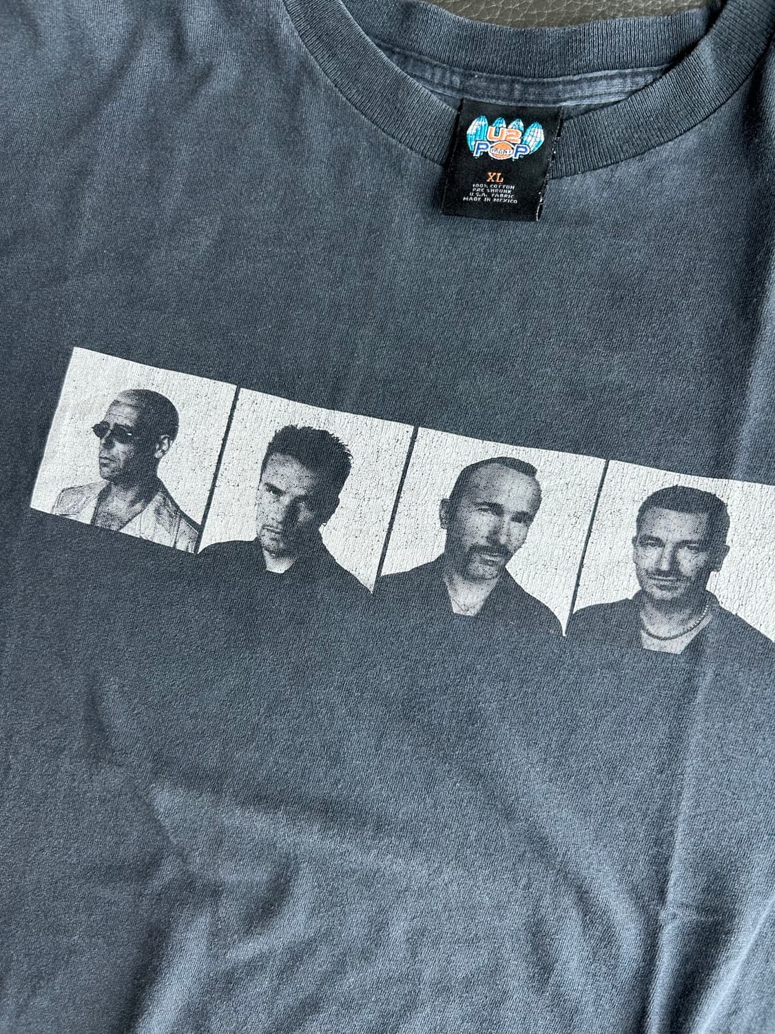 90s U2 투어 빈티지 티셔츠 Distressed 상품이미지3