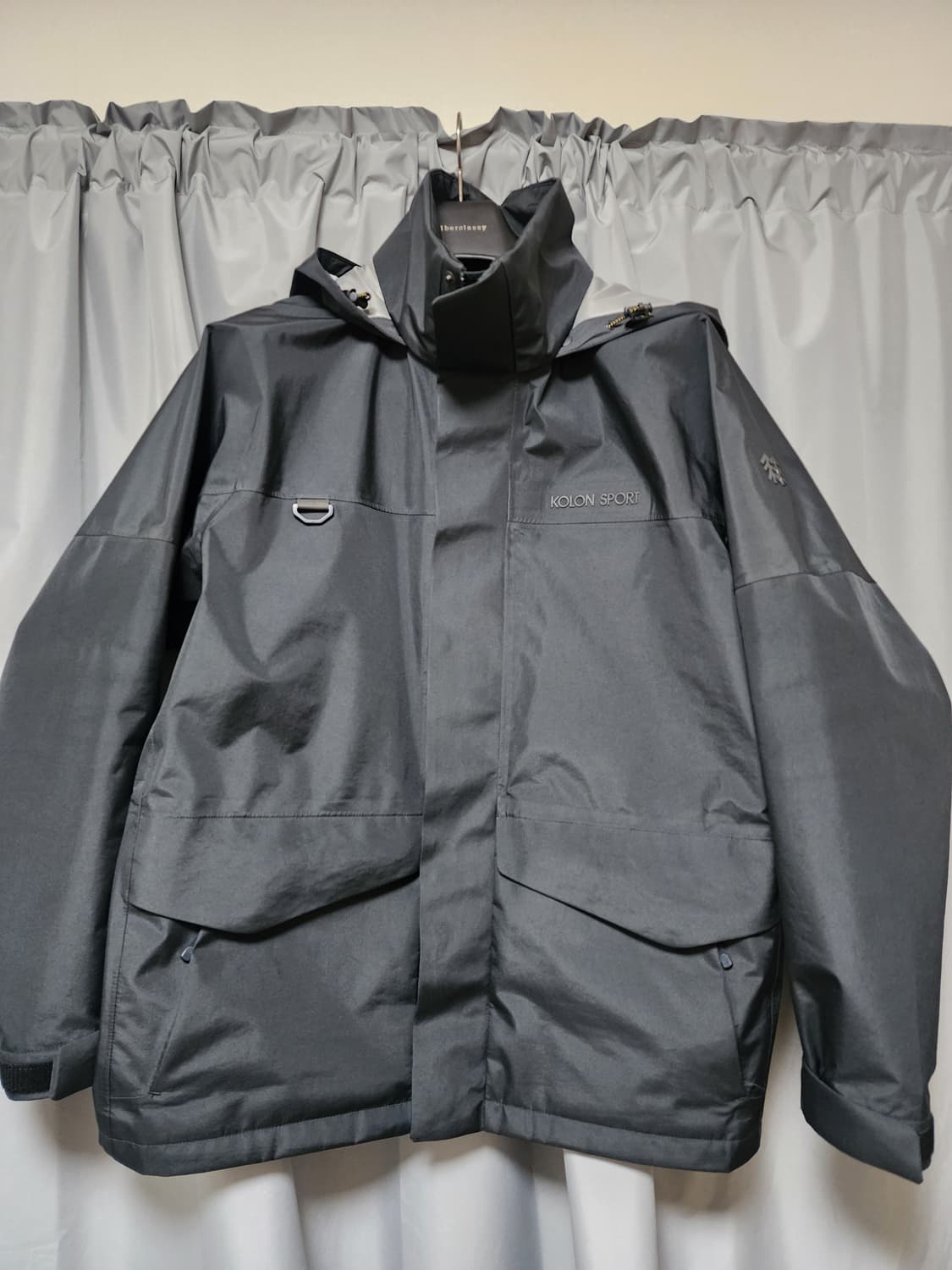 코오롱스포츠 3L 고어텍스 자켓 M 차콜 상품이미지1