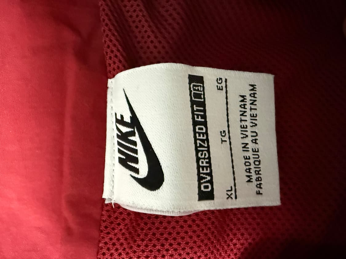 나이키 레드 화이트 바람막이 자켓 상품이미지2