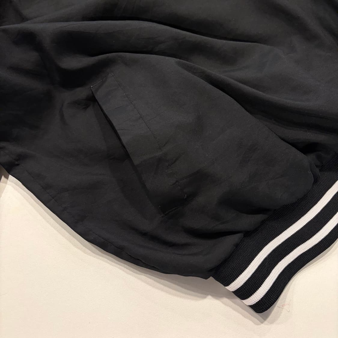 [XL] 리복 슬램덩크 웜업 맨투맨 바람막이 블랙 D888 상품이미지7