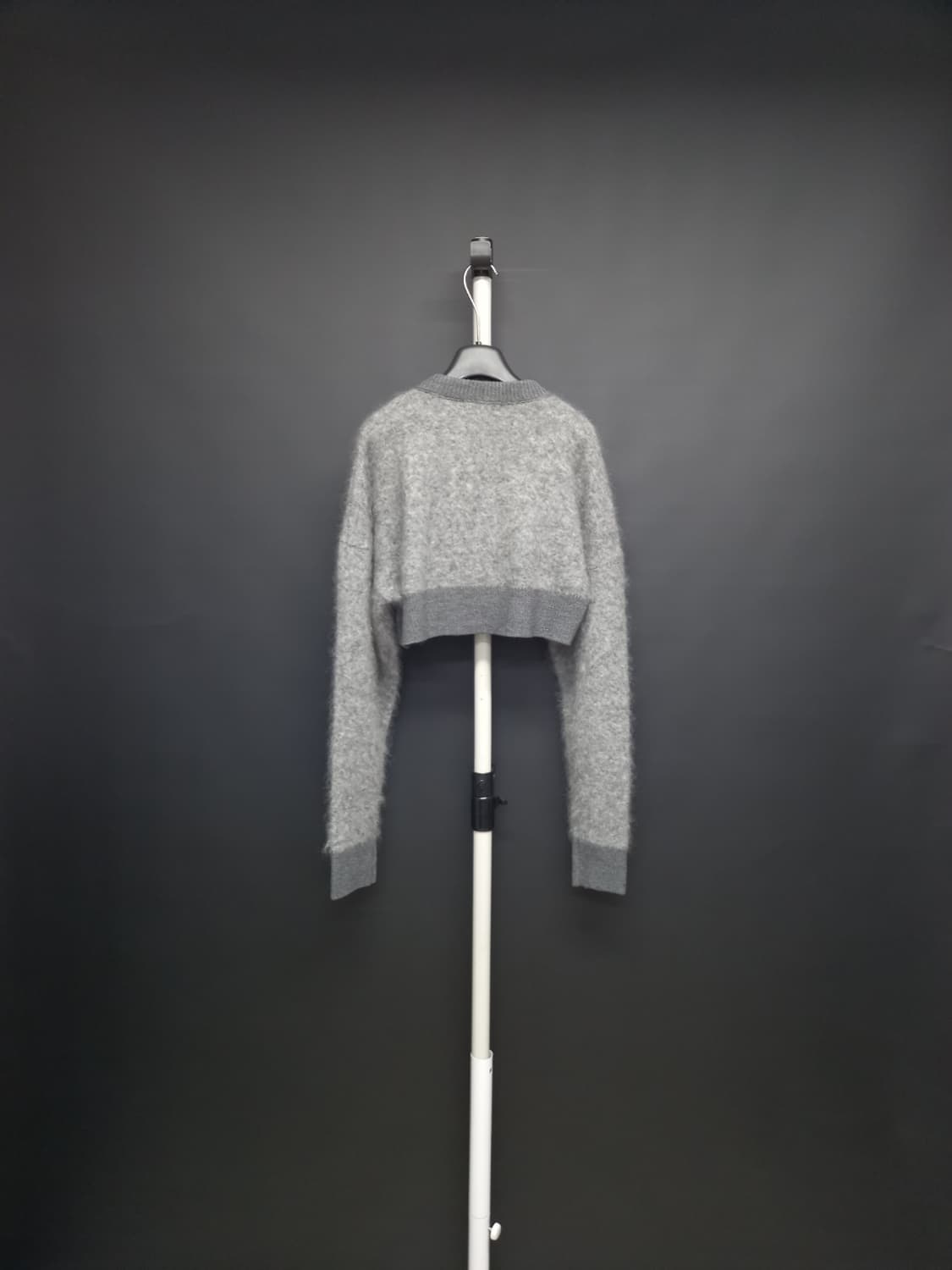 새 MIMME 밈미 모헤어 크롭 가디건 F 33-66 상품이미지2