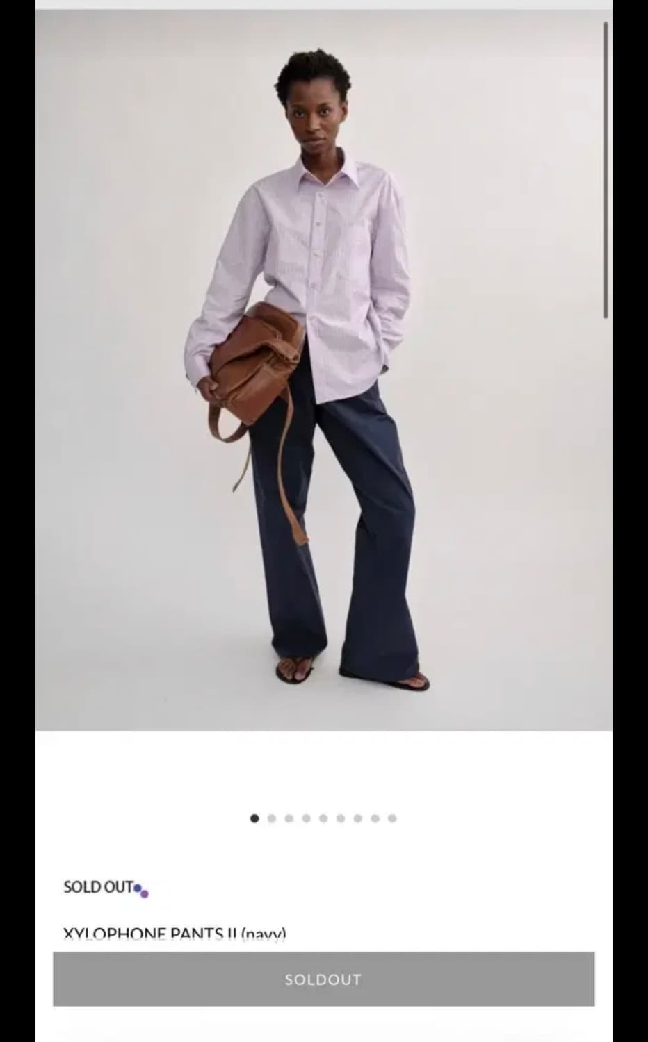 Colorcoulor 실로폰 팬츠 네이비 2 상품이미지1