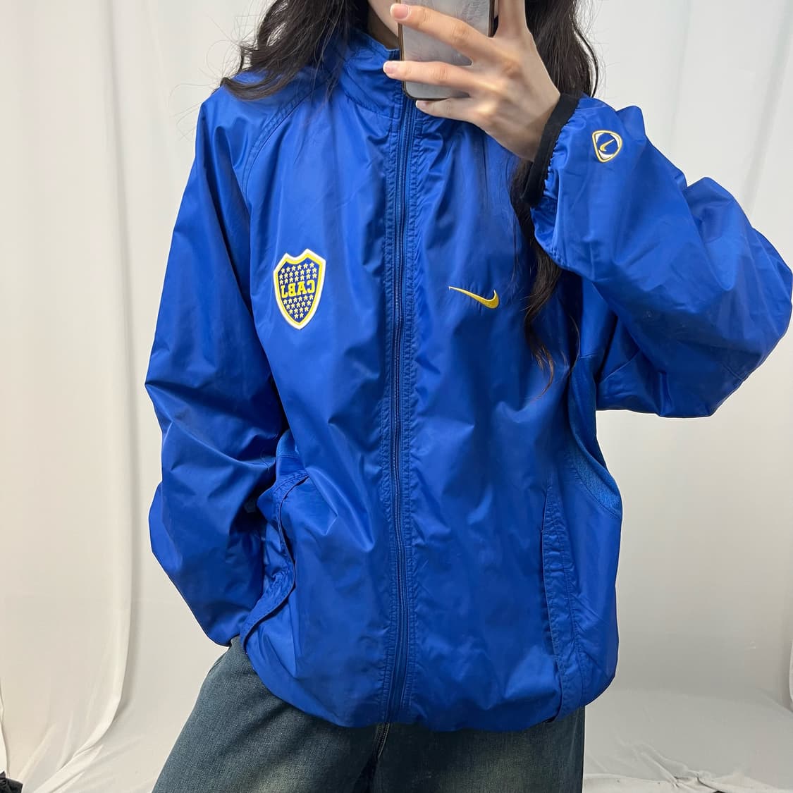 Nike blue CABJ Boca Juniors windbreaker  상품이미지3
