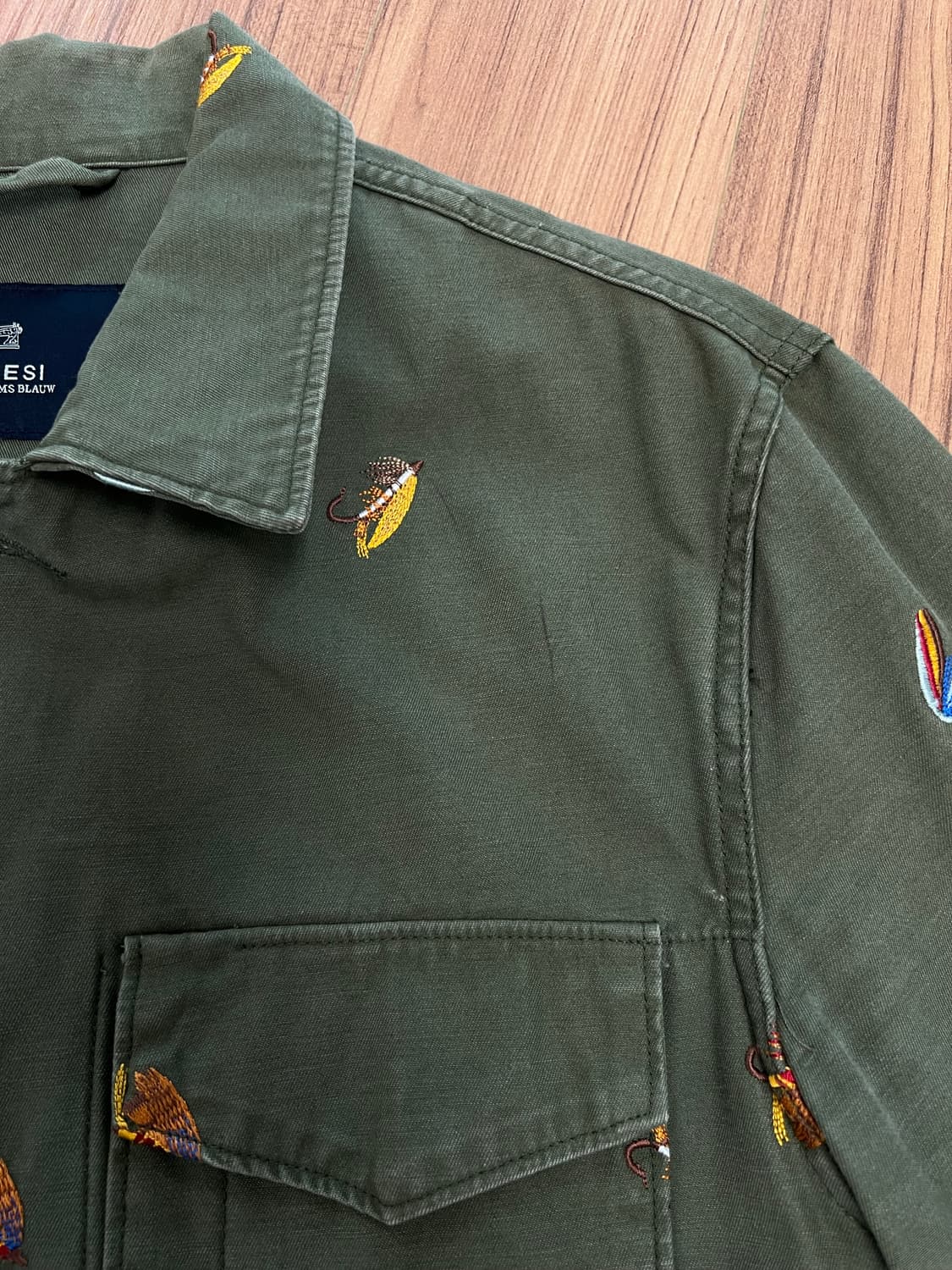 Aspesi 아스페시 카키 셔츠 자켓 L 상품이미지4