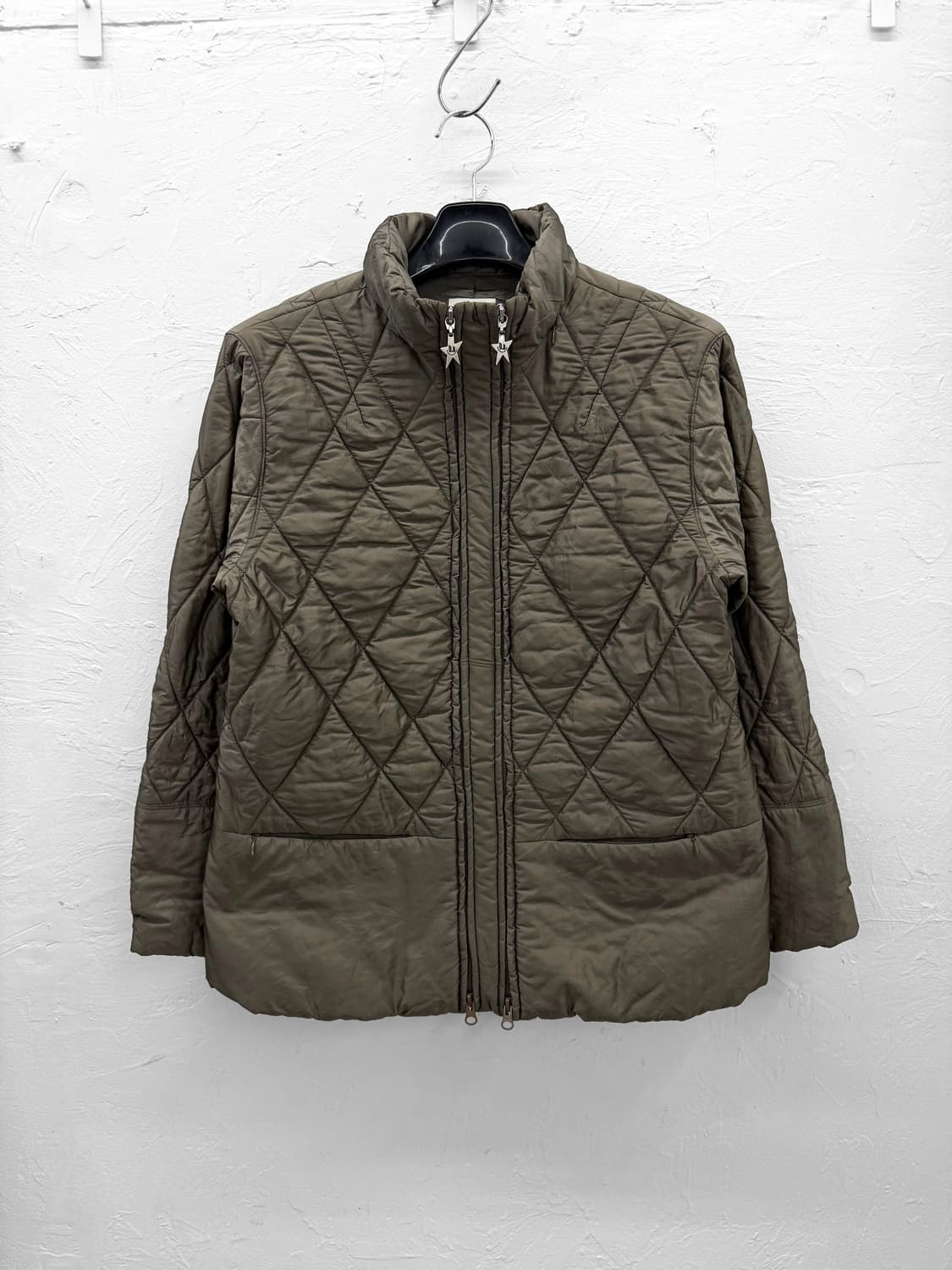 t.b 더블지퍼 퀄팅 경량패딩 상품이미지1