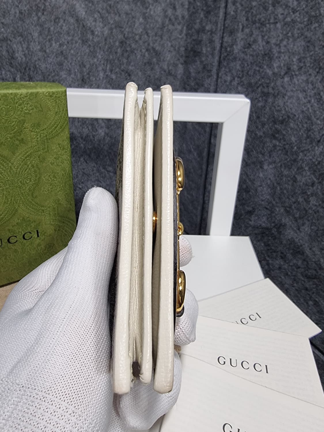 구찌 홀스빗 1955 카드 케이스 지갑 상품이미지6