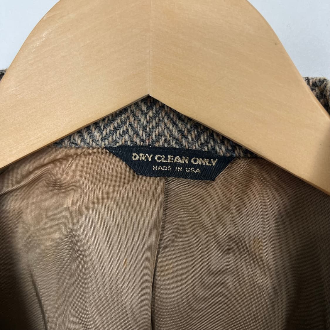 1990s Kenneth 헤링본 투버튼 블레이저 상품이미지5