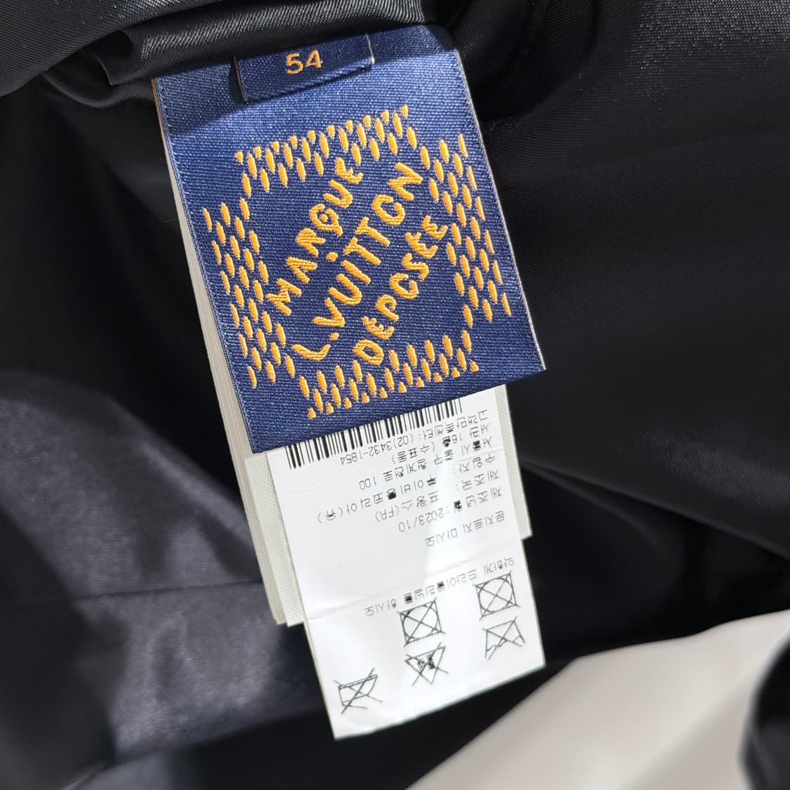 (A+/54) / 루이비통 리버스 베이스볼 퍼렐 블루종 봄버 바시티 자켓 상품이미지7