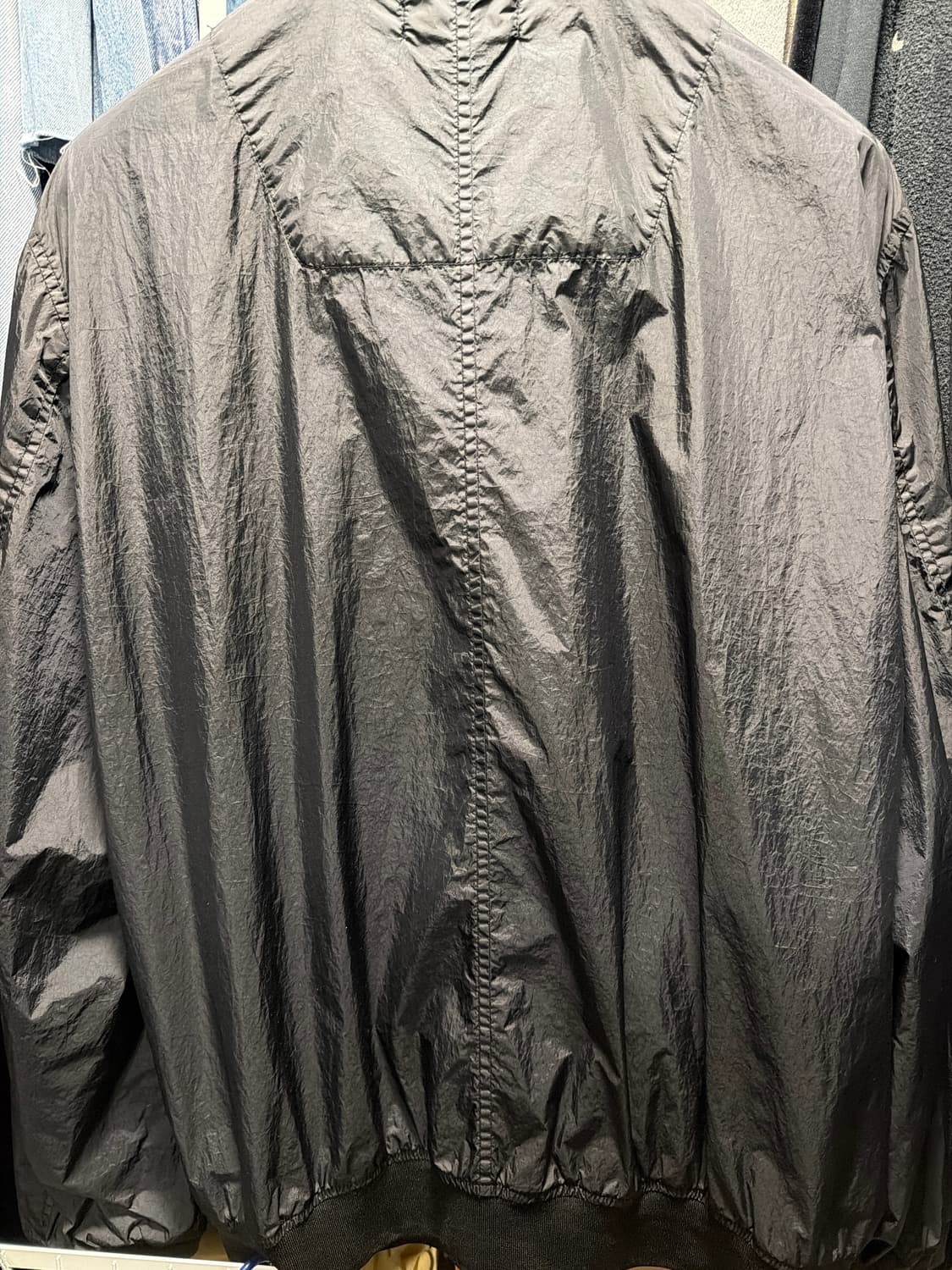 스톤 아일랜드 41022 가먼트 다이드 크링클랩스 R-Ny 블루종 블랙 상품이미지2