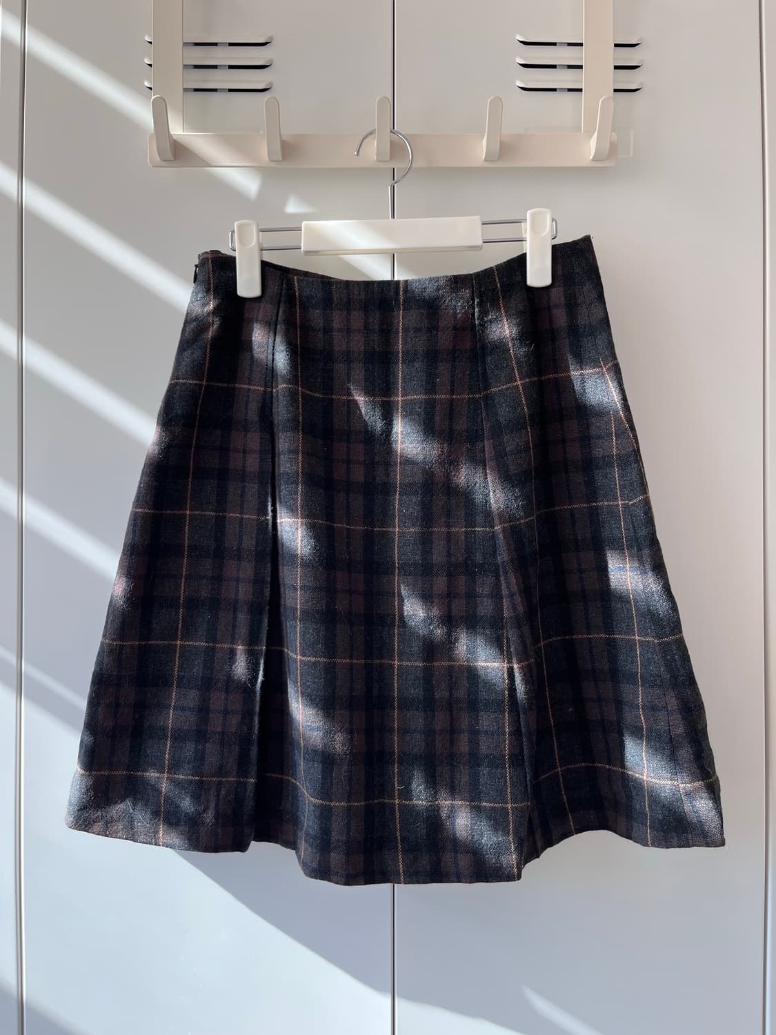 a.v.v standard 체크 배색 플리츠 주름 스커트 상품이미지9