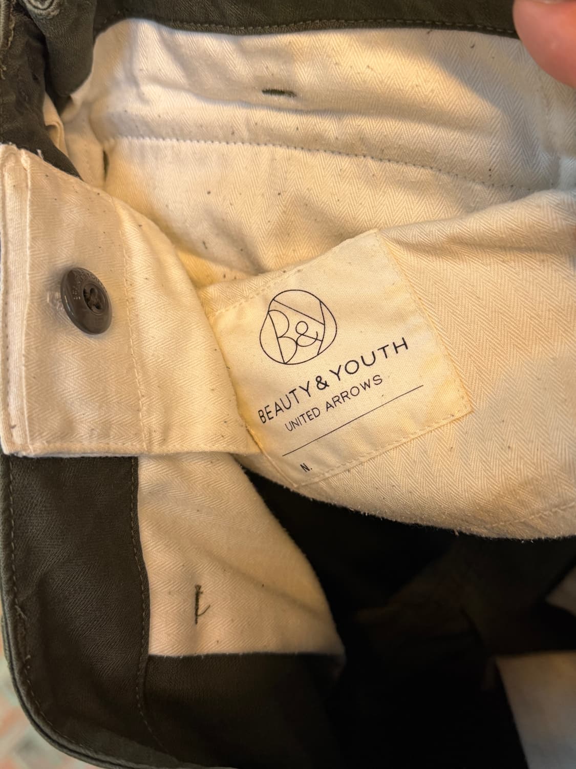 Beauty&Youth United Arrows 카키 카고팬츠 M 상품이미지4