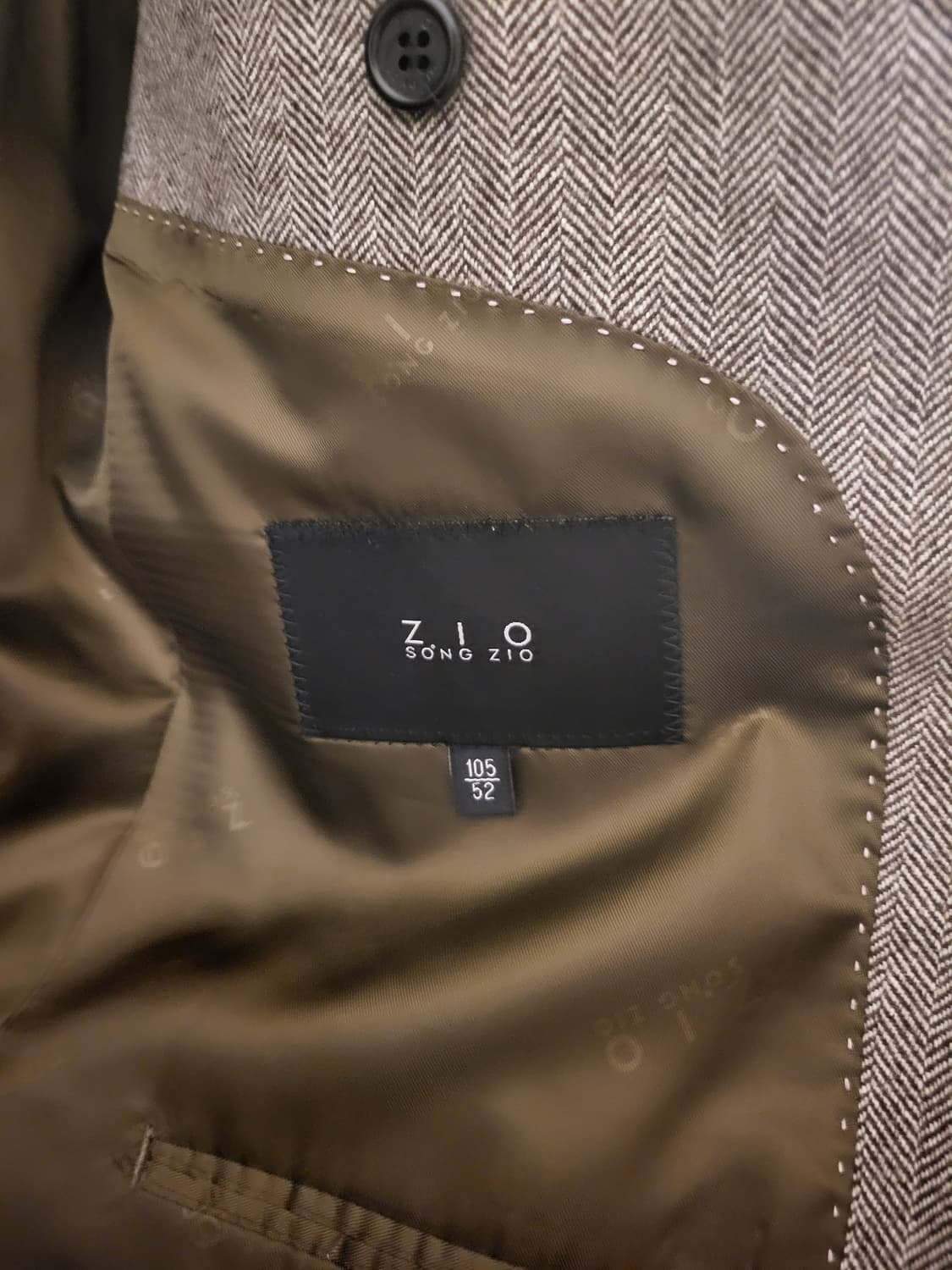 ZIO SONGZIO 헤링본 블레이저자켓 상품이미지5