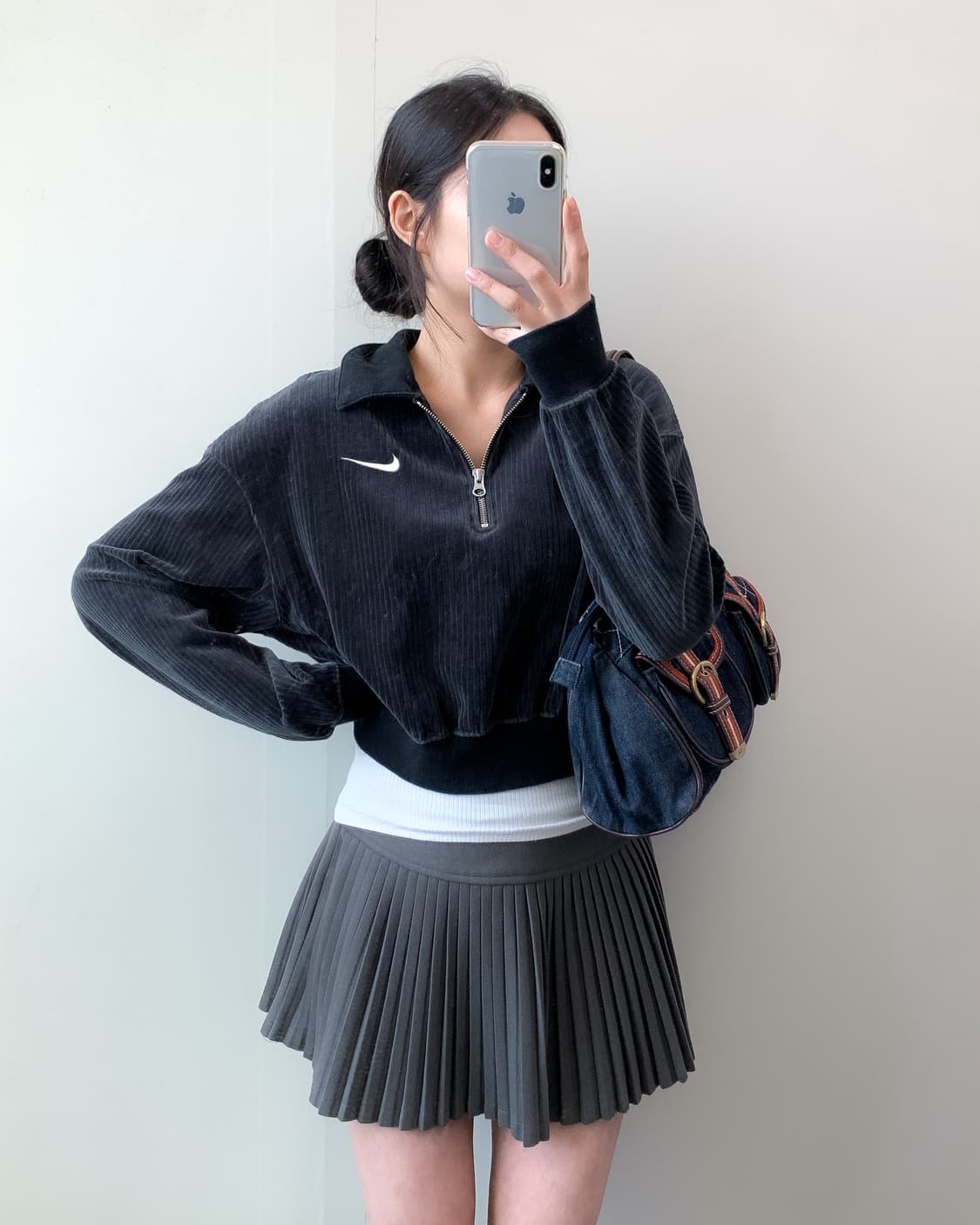 나이키 코듀로이 반집업 맨투맨 상품이미지2