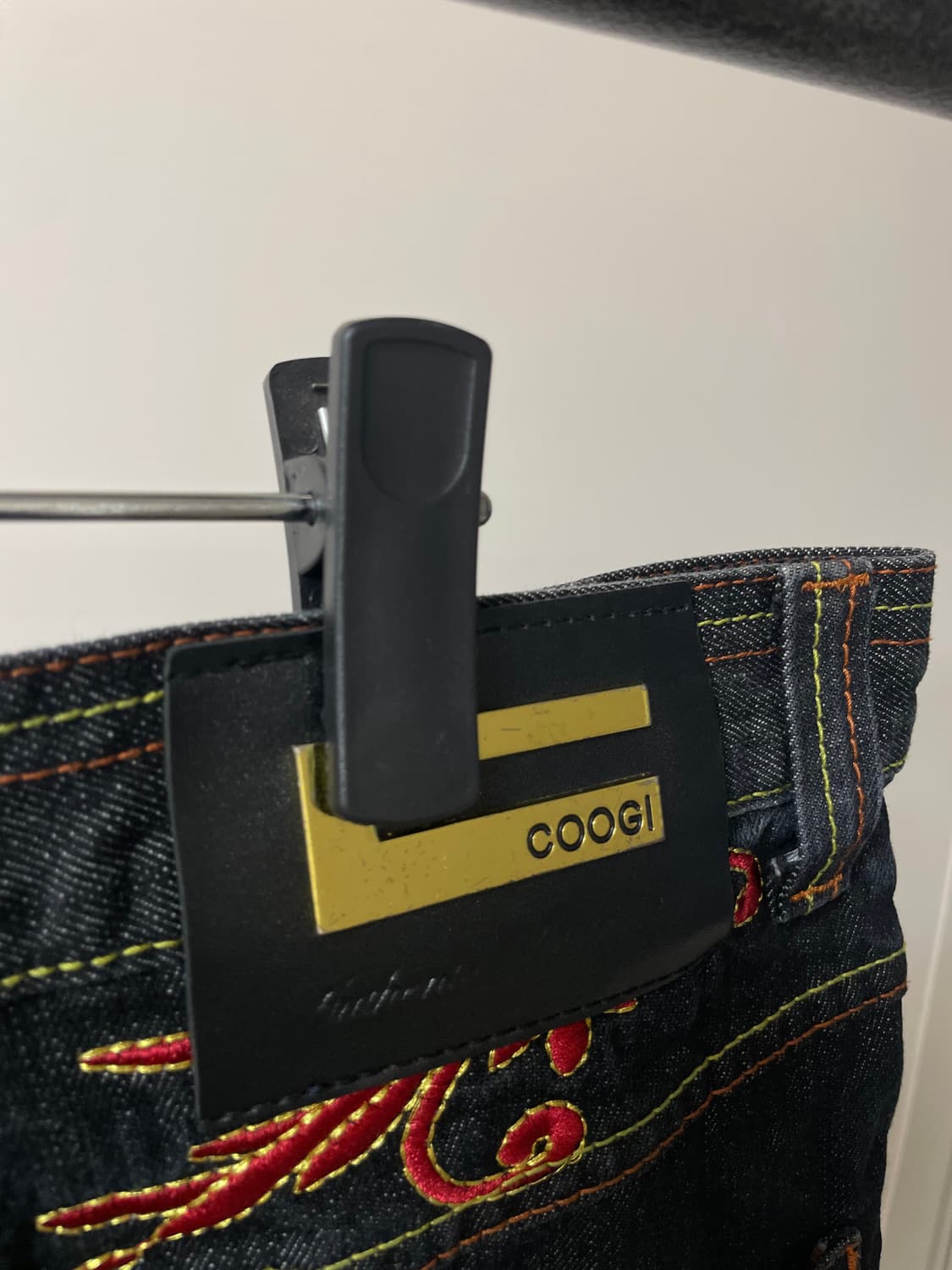 (34) coogi 쿠지 올드스쿨 힙합 자수 오리엔탈 데님 팬츠 상품이미지3