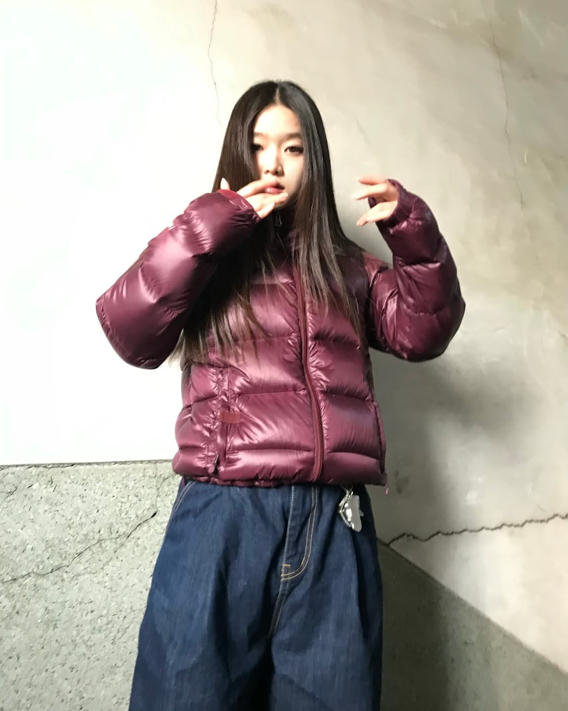 노스페이스 와인 패딩 상품이미지3