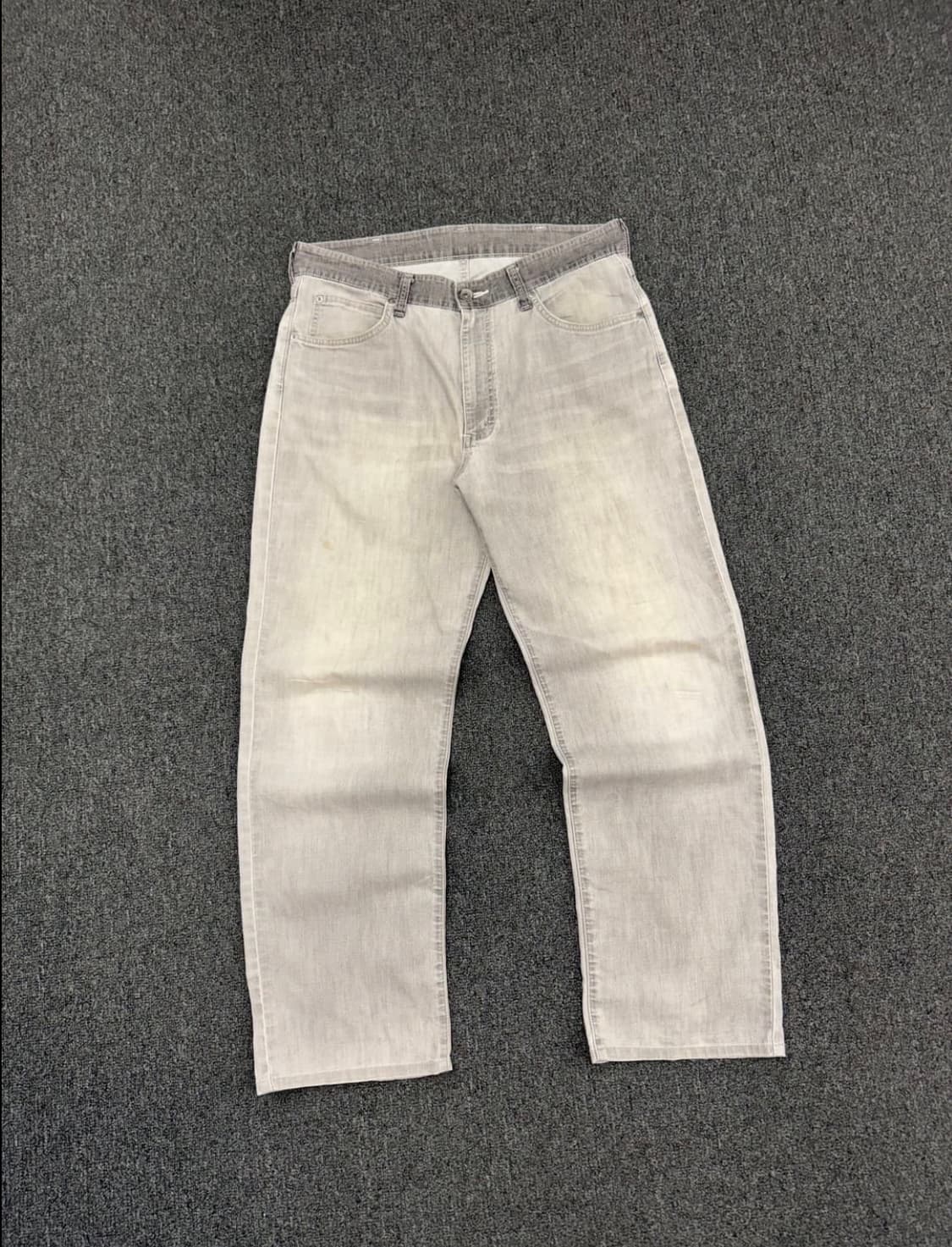 랭글러 빈티지 w3444 그레이 데님팬츠 상품이미지3