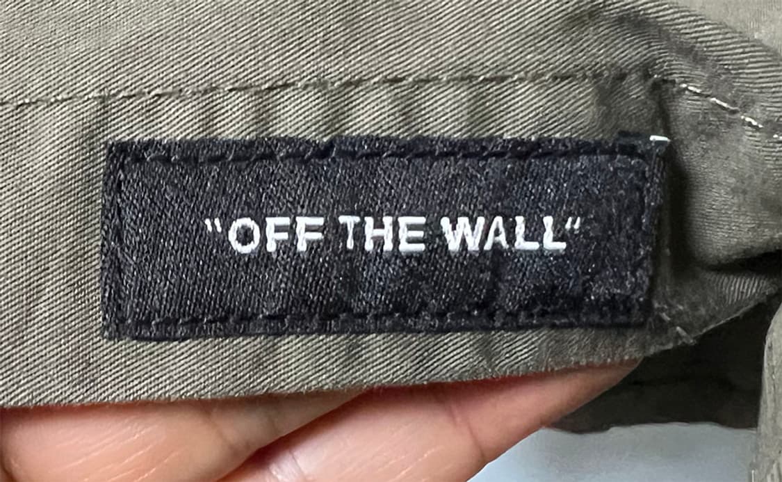 VANS반스 오프더월 남자 캐주얼셔츠 춘추 투포켓 솔리드 M 95-100 상품이미지5