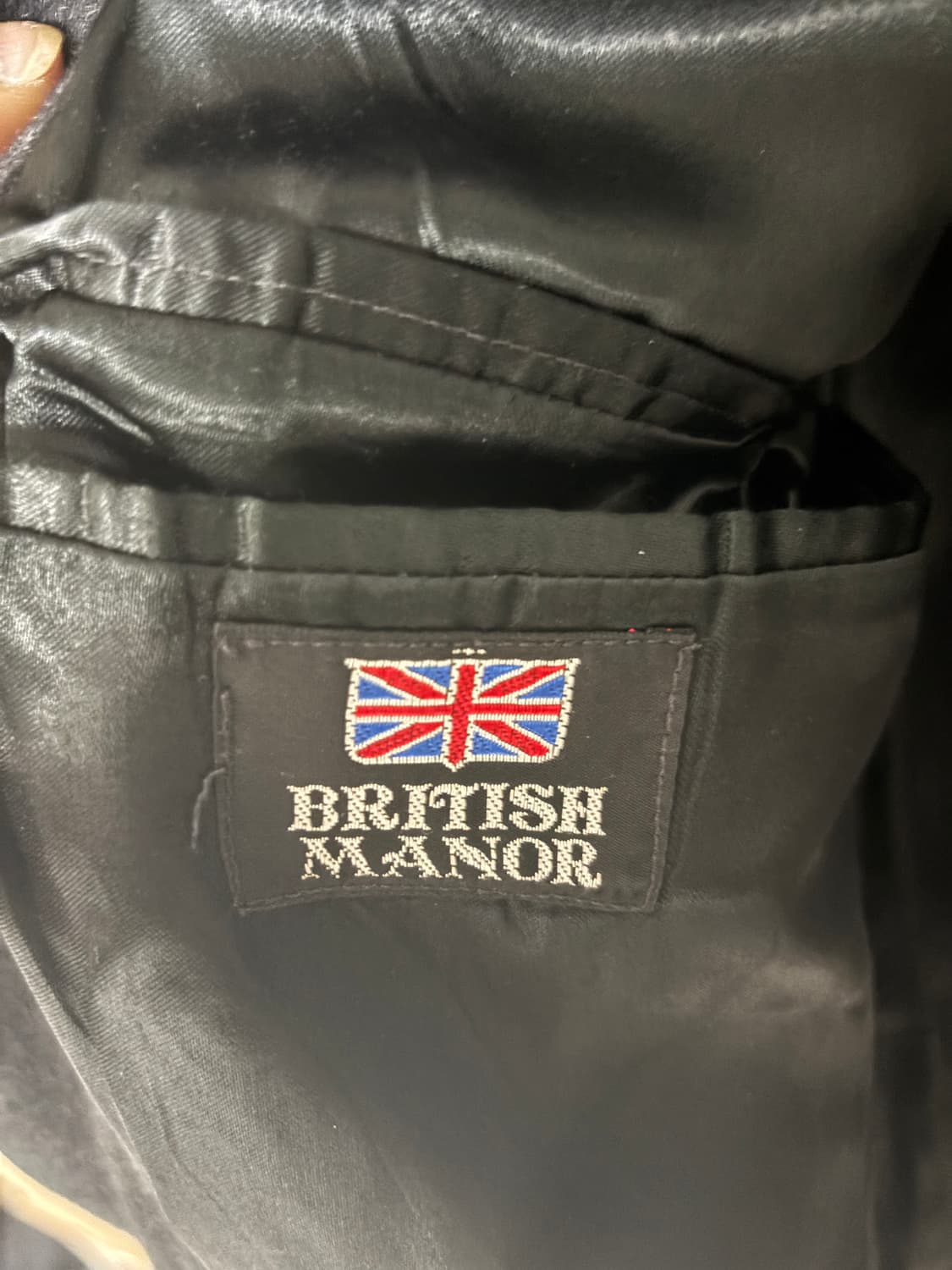 British Manor 울 캐시미어 차콜 코트 / 115 3xl 상품이미지4