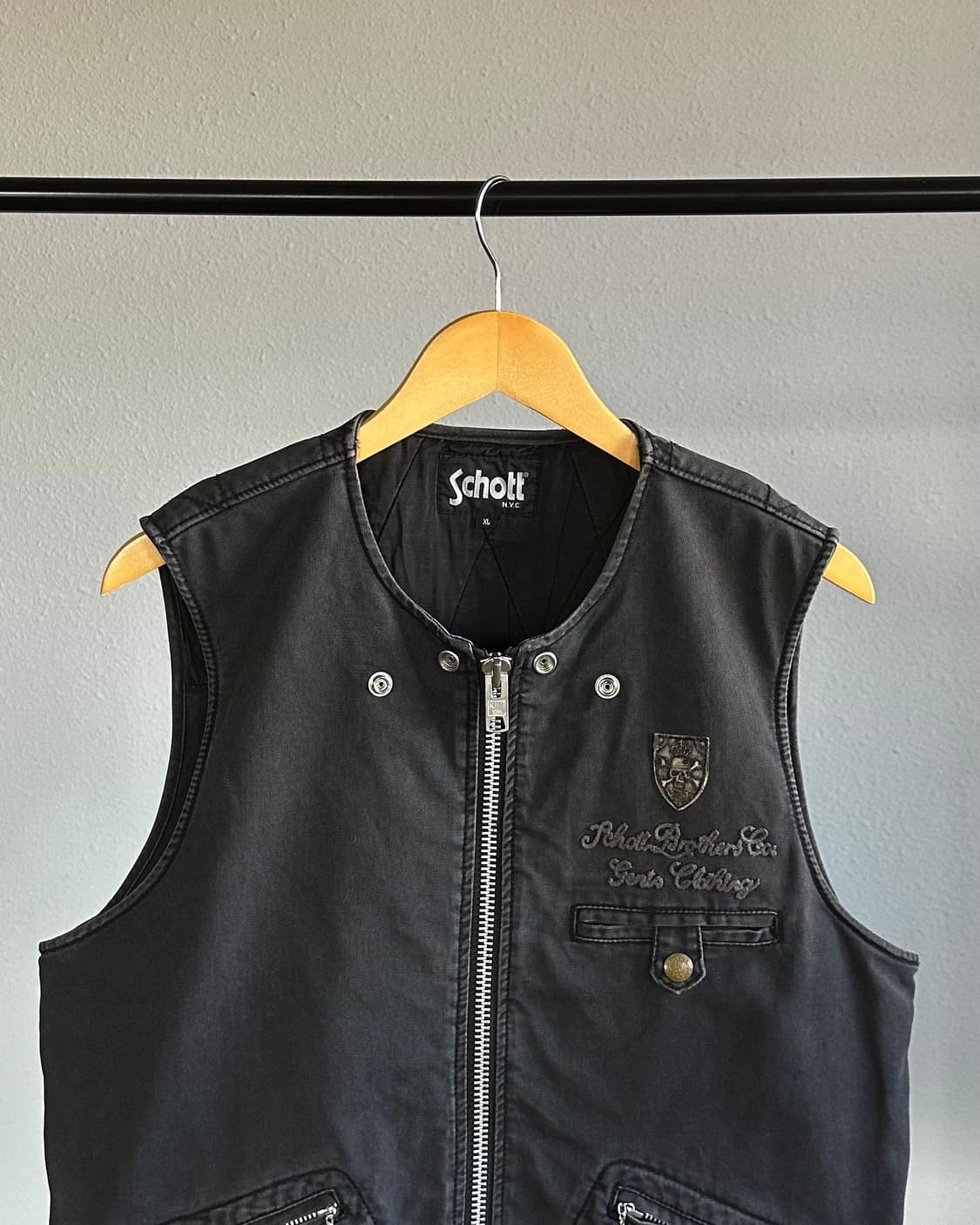 [XL]쇼트 Schott 모터싸이클 워크 베스트 상품이미지2