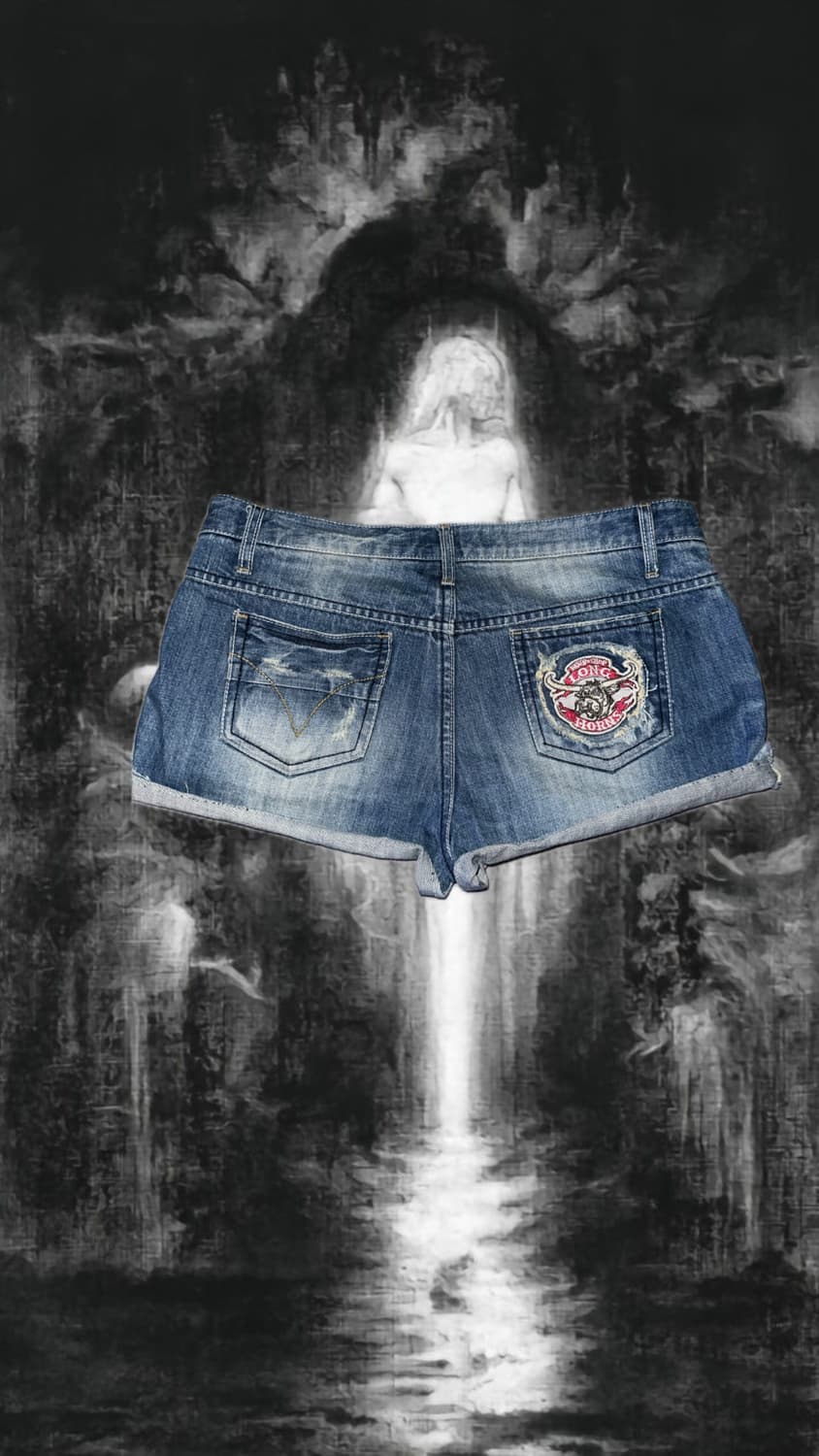 zero time premium 청바지 숏팬츠 상품이미지2