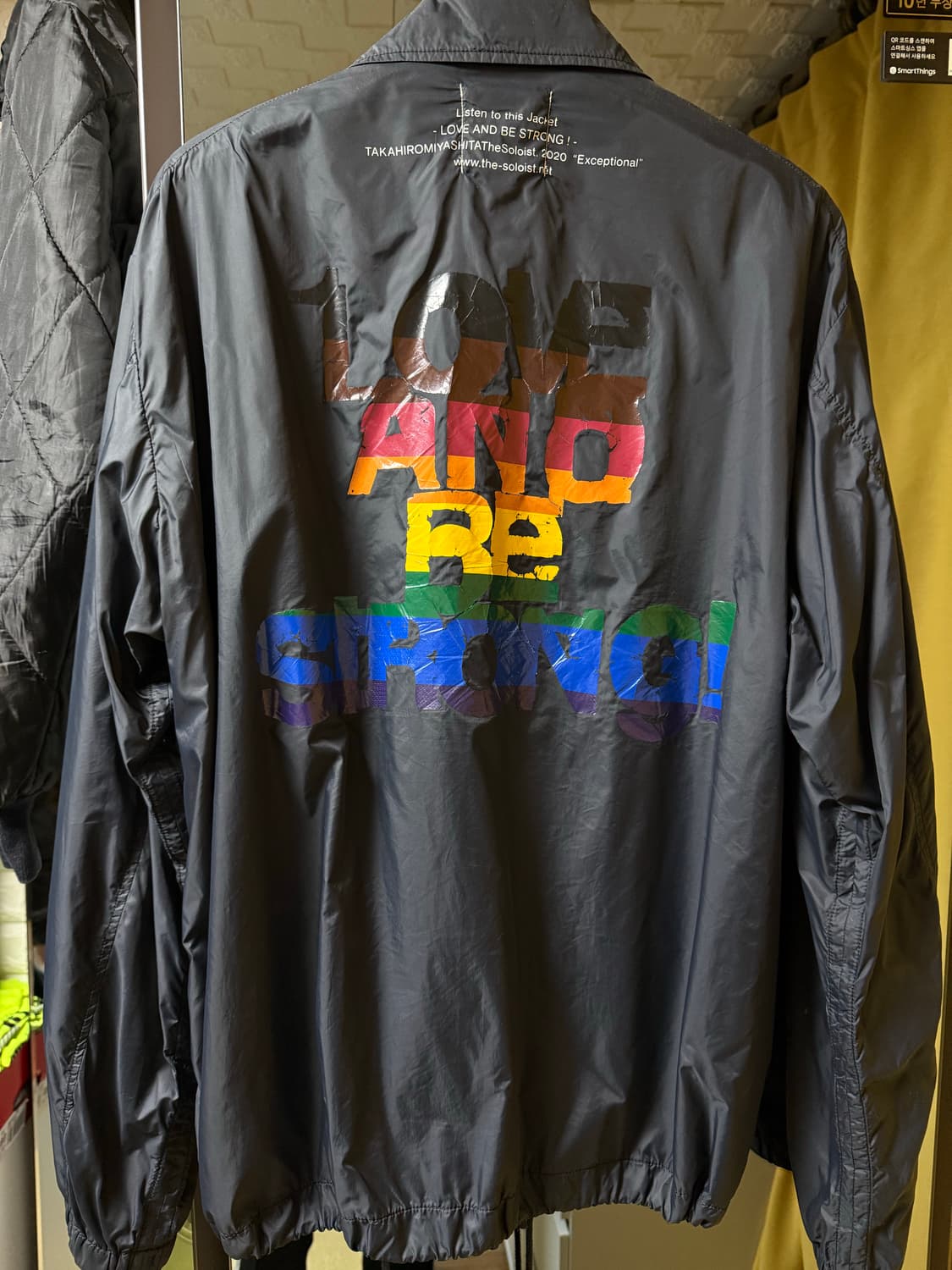 솔로이스트 러브앤비스트롱 코치자켓 48사이즈 상품이미지1