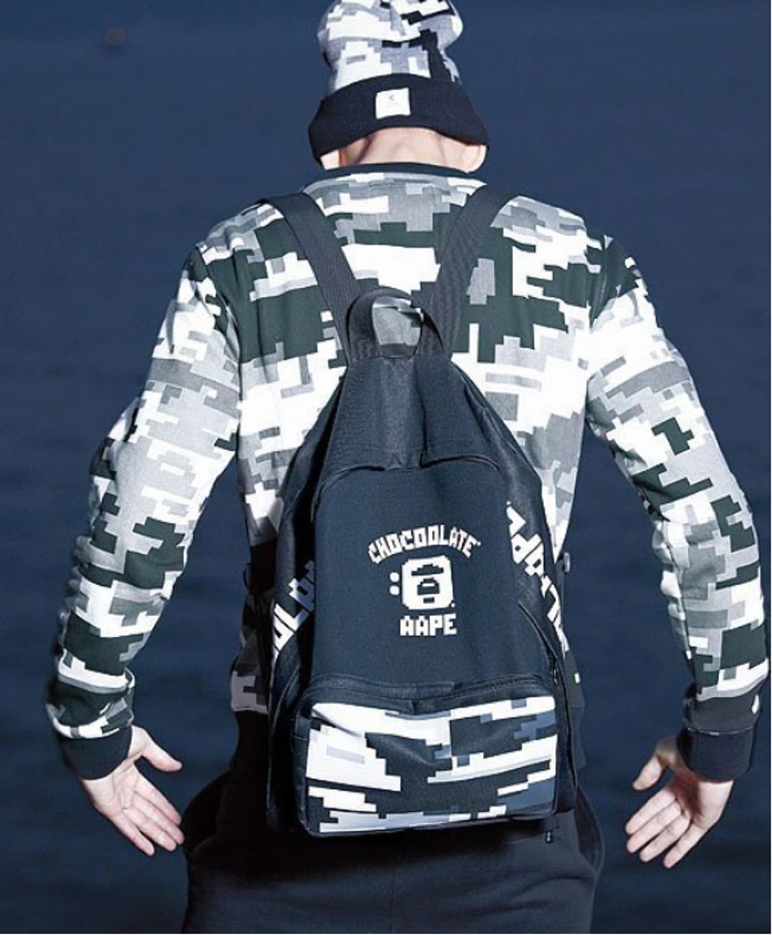 베이프 잡지부록 초콜릿 백팩 상품이미지4