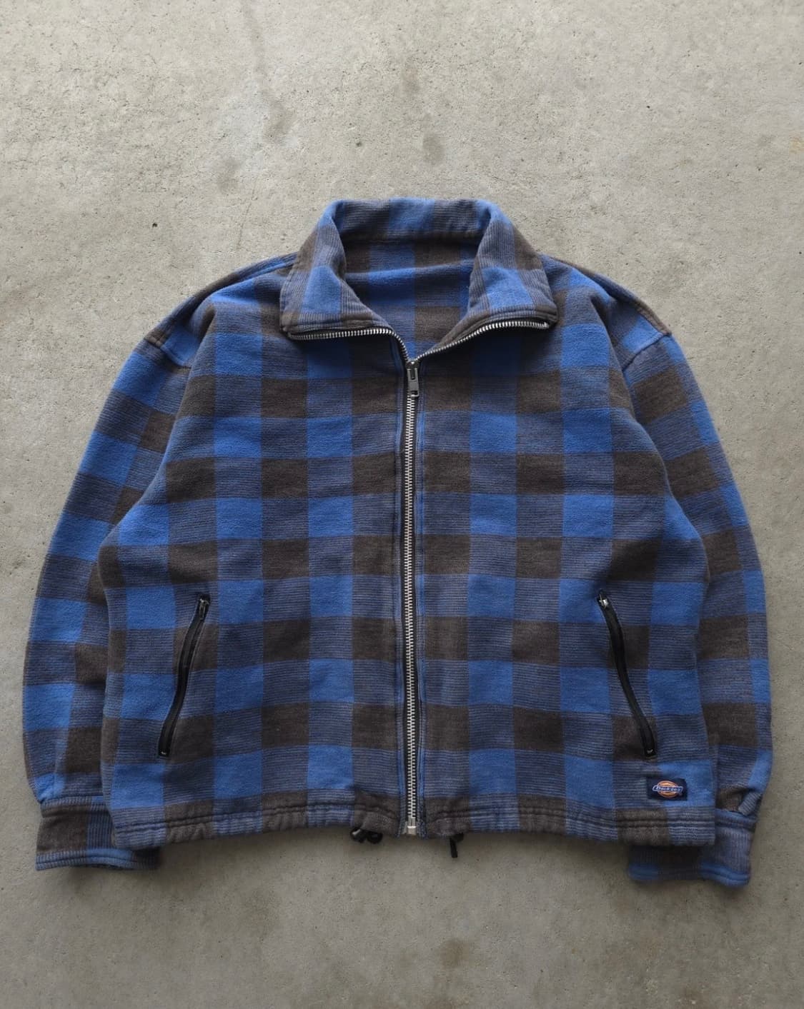90s dickies heavy flannel zip 상품이미지1