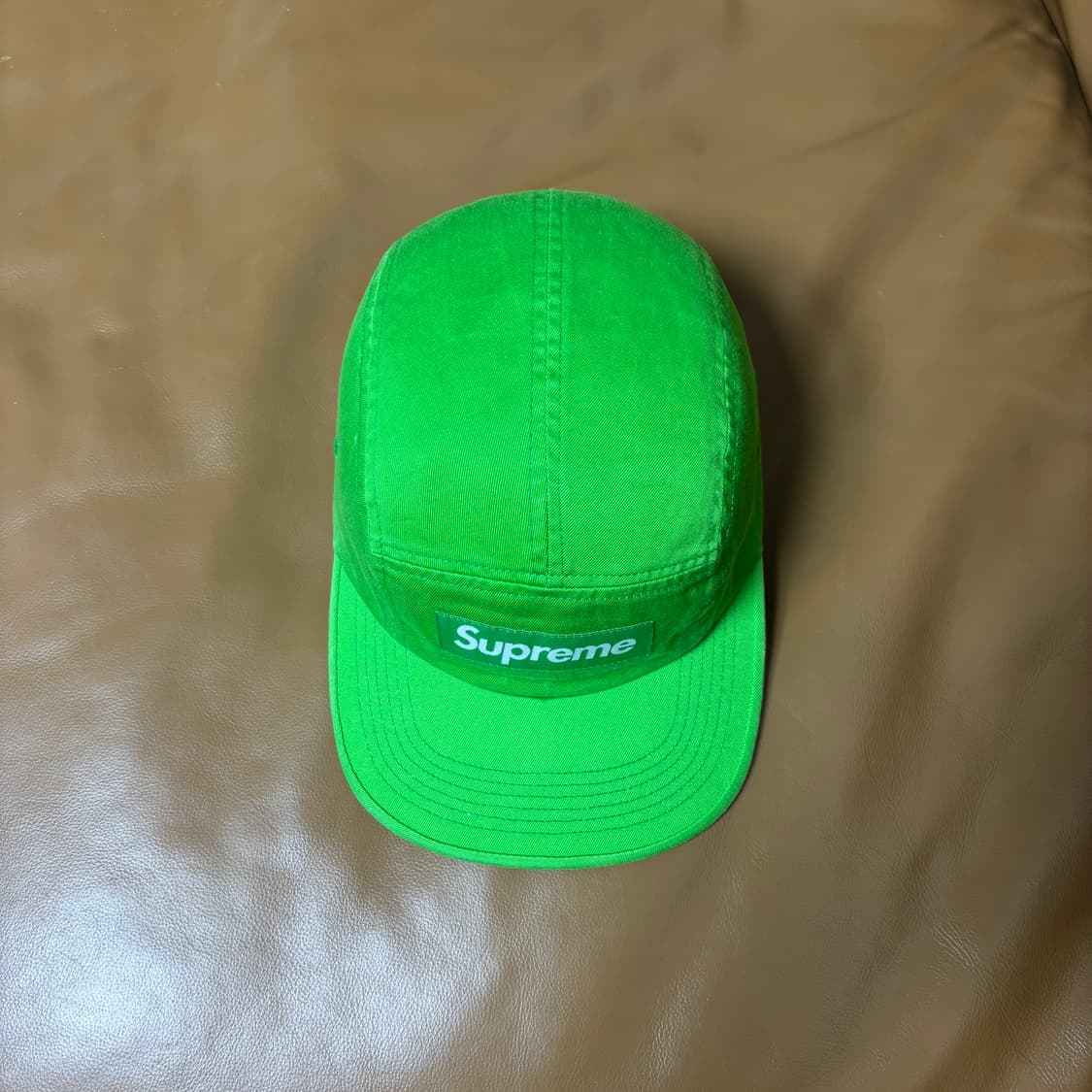 Supreme 슈프림 워시드 그린 캠프캡 모자 (Washed Green) 상품이미지5