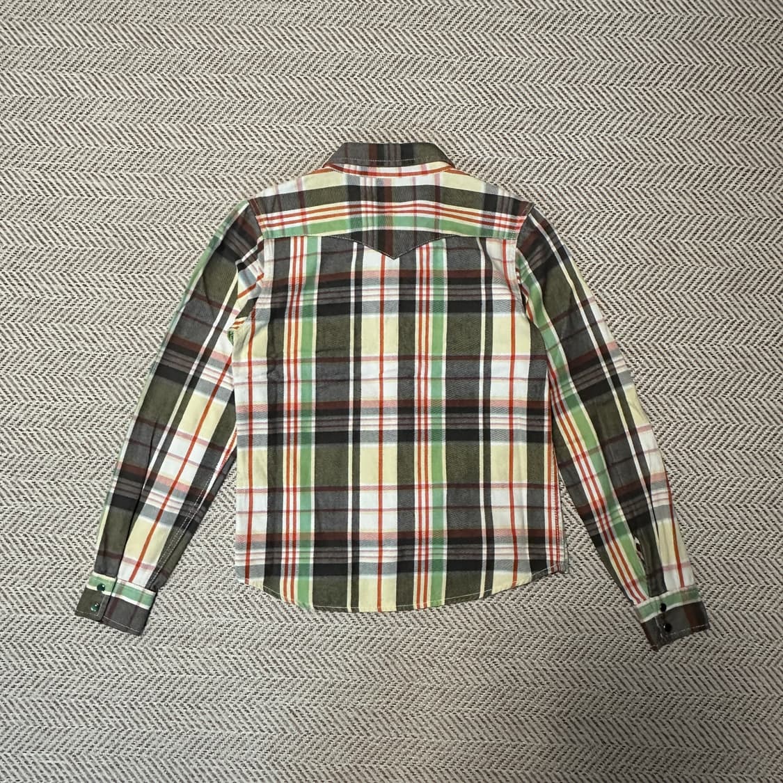 LEVI'S red tab western shirt check 상품이미지2