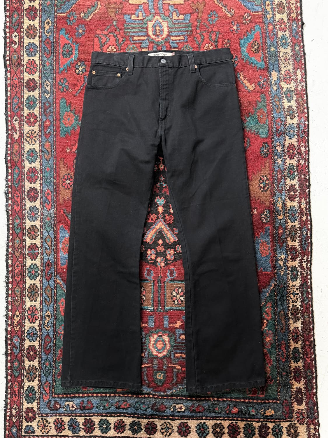 00's 빈티지 리바이스 517 블랙 플레어진 신품급 컨디션 상품이미지2