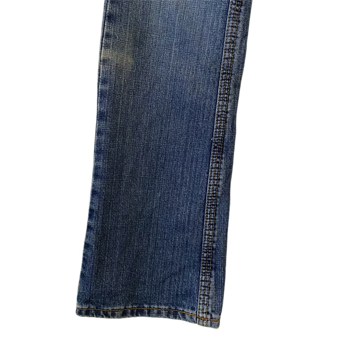 Y2K 레이스 꽃자수 데님팬츠 상품이미지7