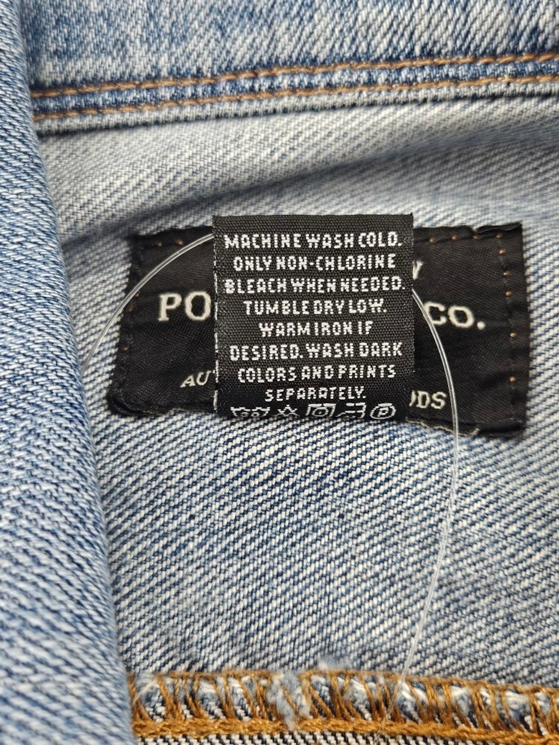 폴로 진스 컴퍼니 데님 트러커 자켓 ( S ) / 11709 상품이미지8