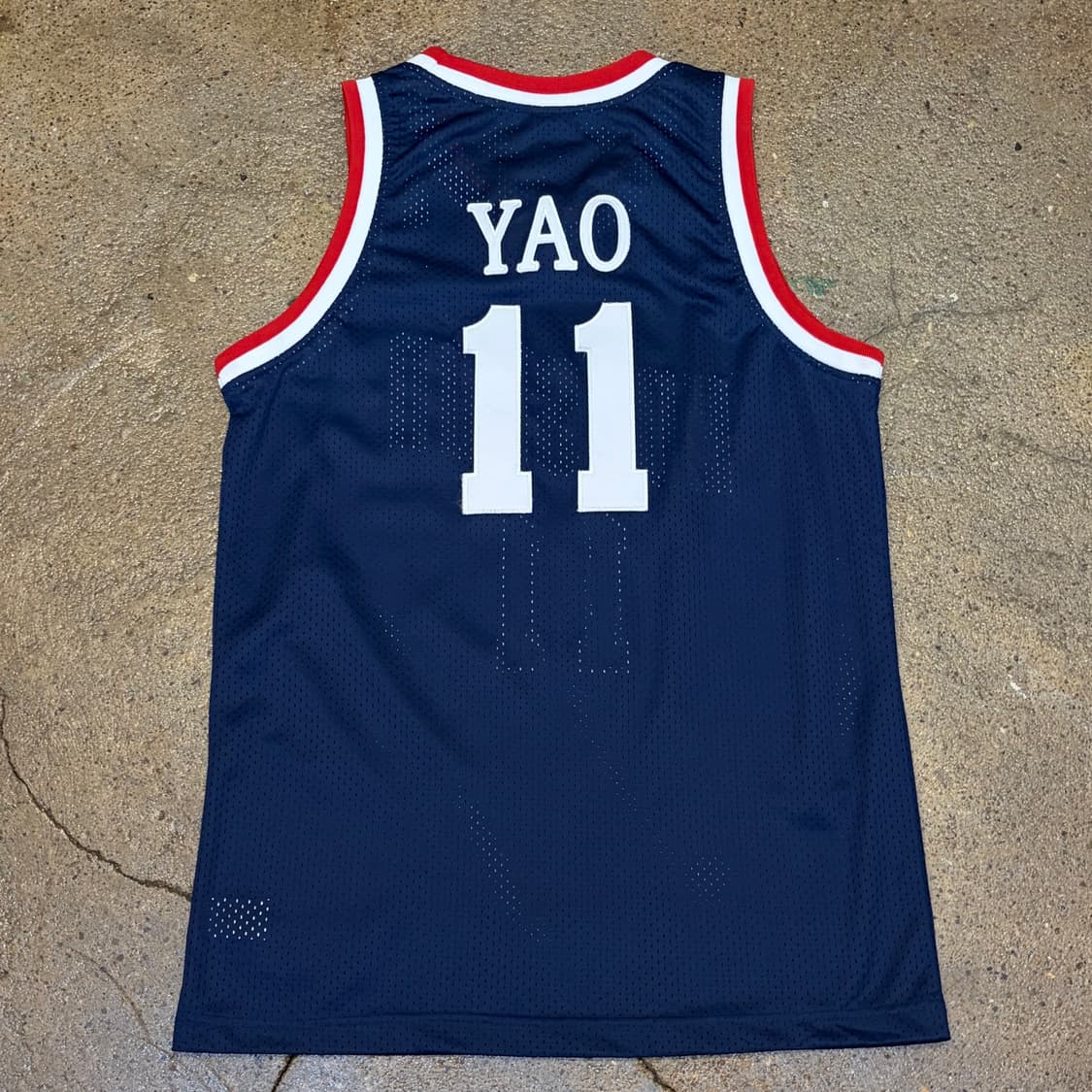 00s 미국 빈티지 나이키 NBA 휴스턴 야오밍 농구유니폼 상품이미지8