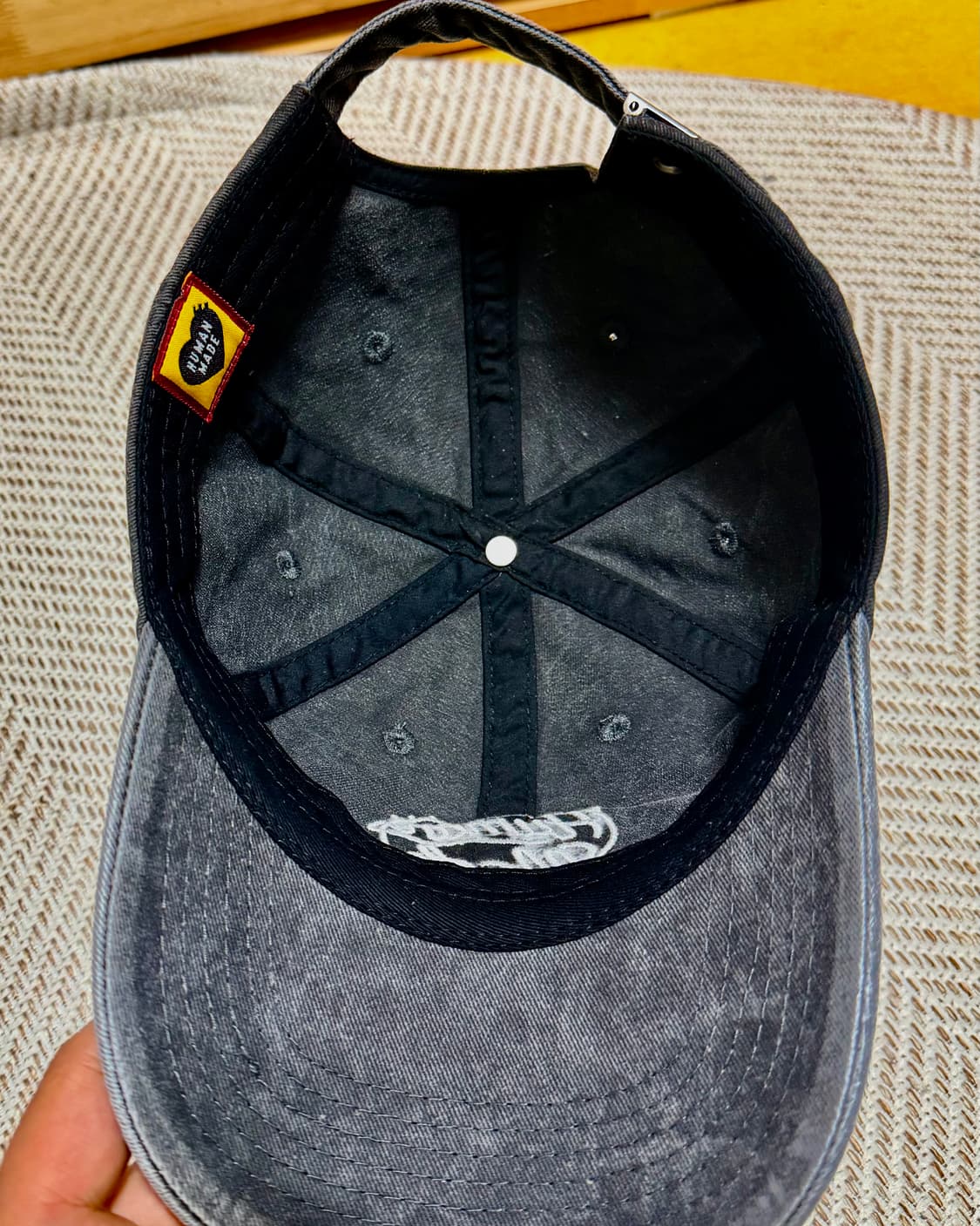 휴먼메이드 블랙 데님 6패널 볼캡 상품이미지4