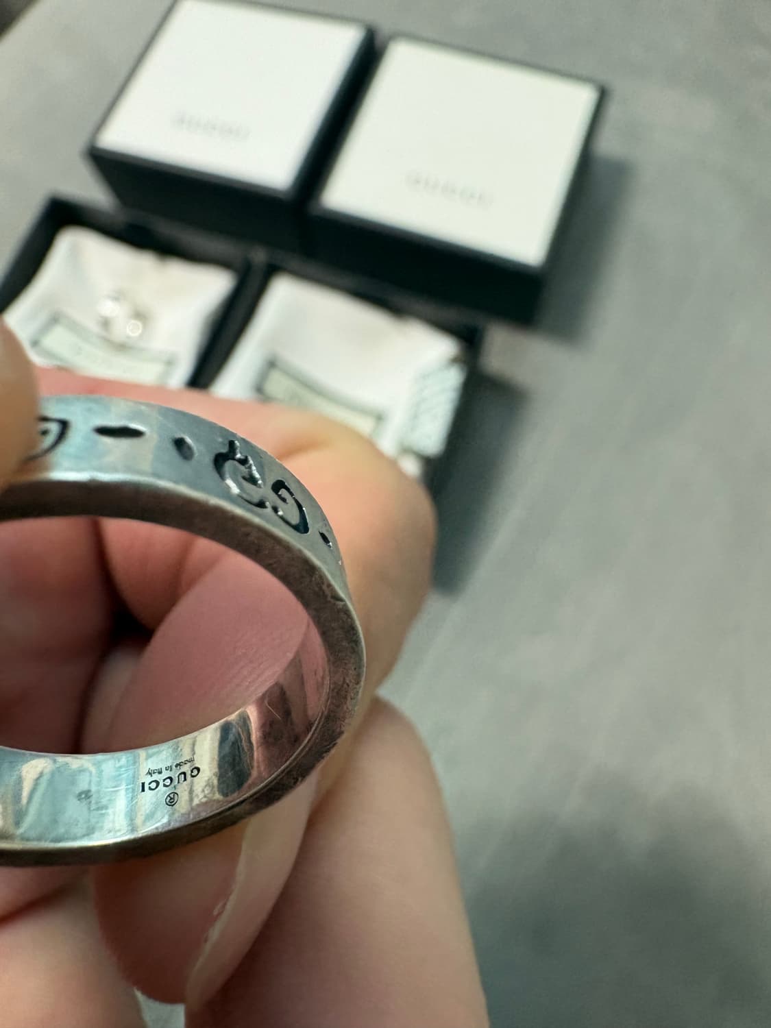 구찌 실버 고스트링 6mm,4mm / 23호,9호 상품이미지5