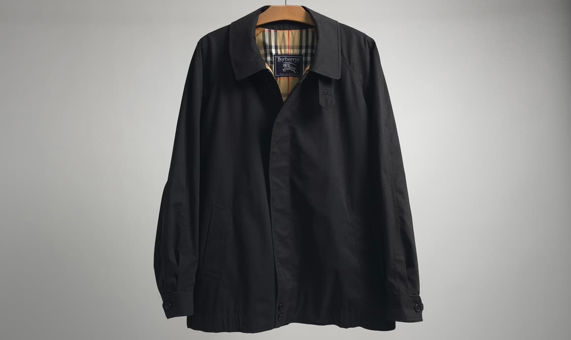 버버리 런던 정품 블랙 블루종 자켓 바람막이 해링턴 점퍼 105 110 상품이미지1