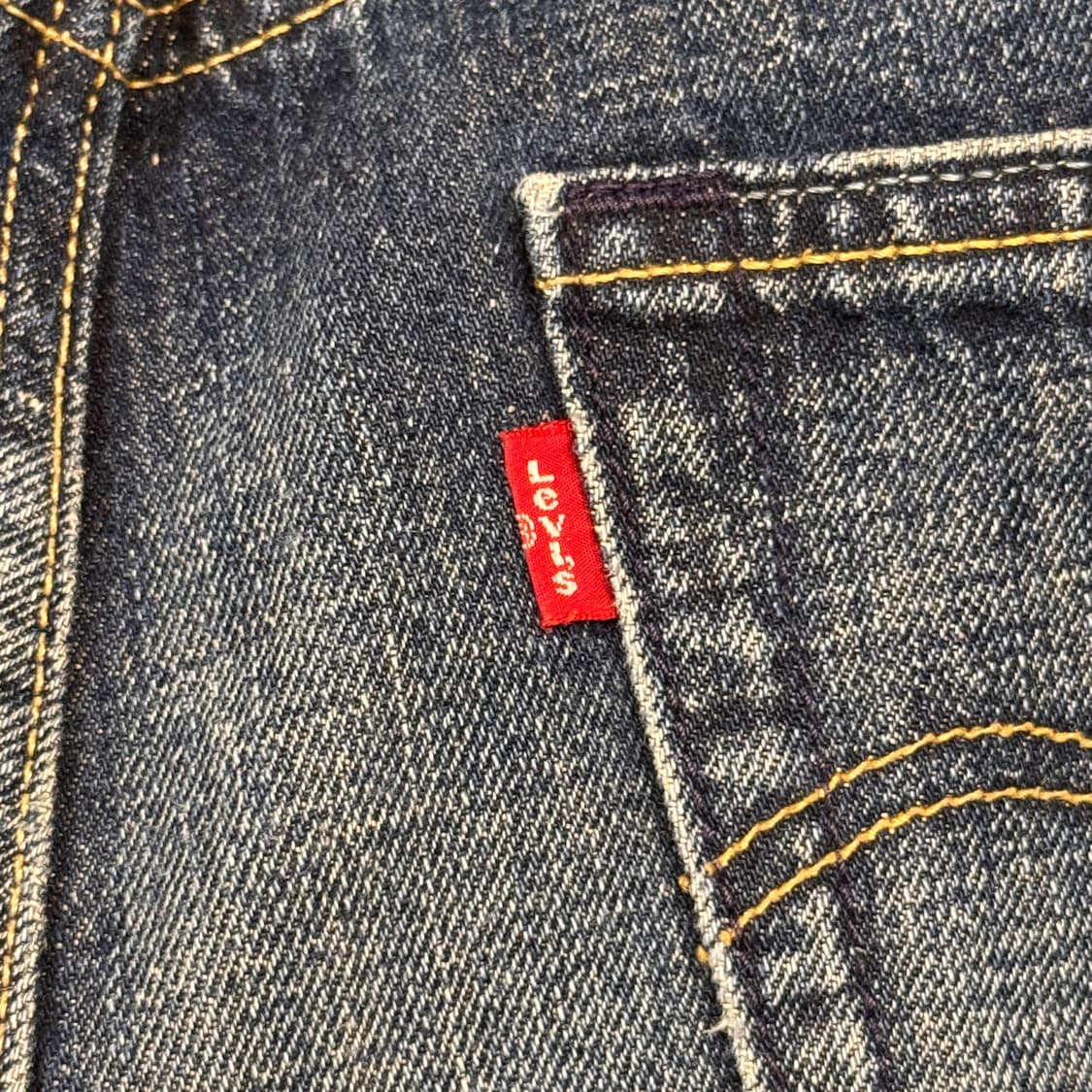 34inch) 리바이스 523 진청 스트레이트 핏 데님 청바지 상품이미지4