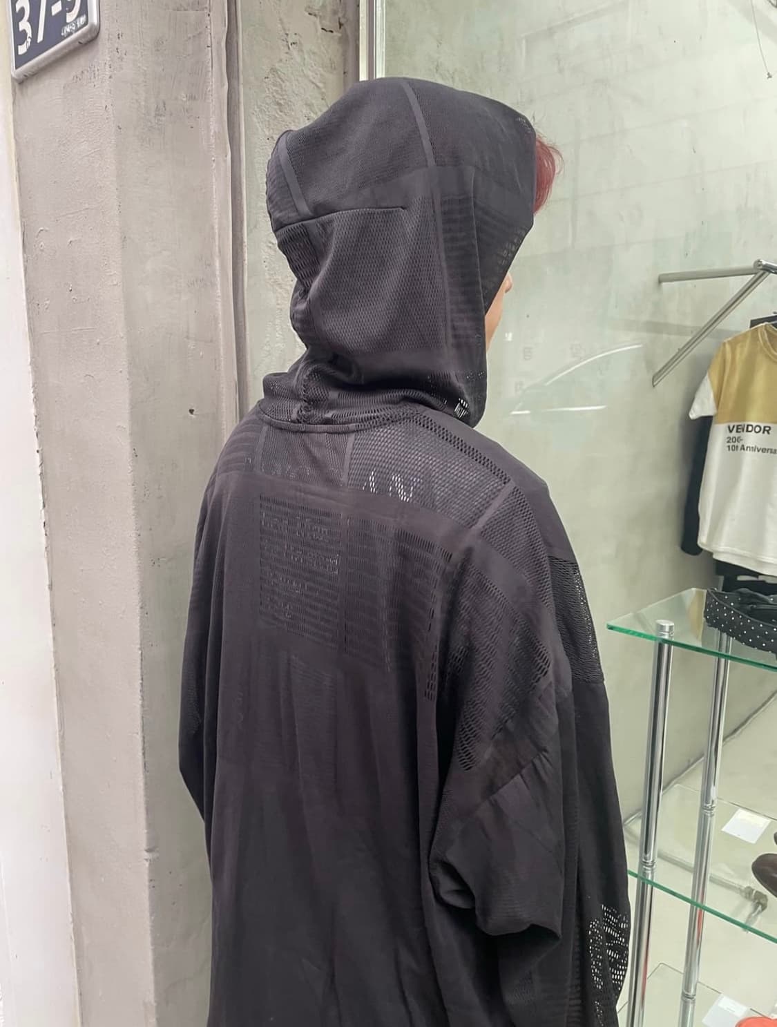 Y-3 요지야마모토 메쉬 아노락 셋업 상품이미지6