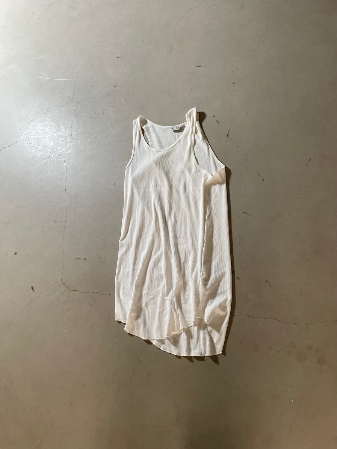 언유즈드 Ribbed Tank Top 상품이미지1