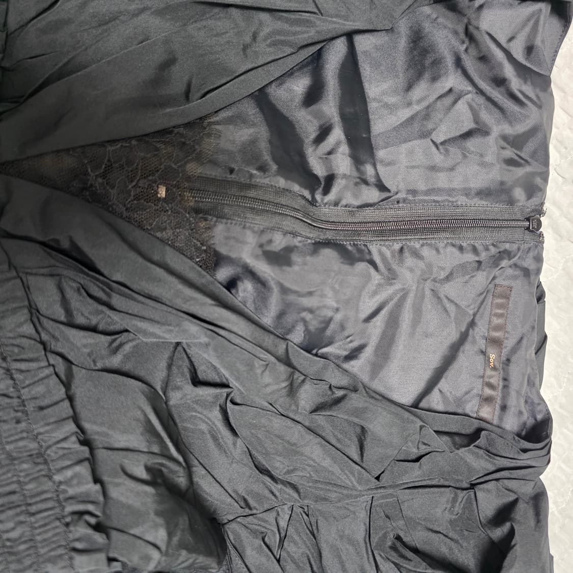 sov 오네가루 고딕시크고스펑크대장st 블랙 퍼프레이스 코르셋 원피스 상품이미지7