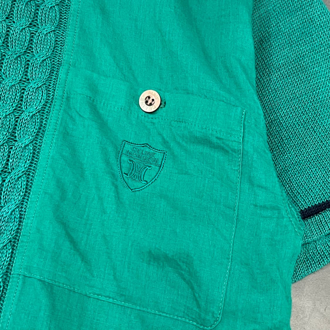  셀린느 니트 배색 카라티 y16226 상품이미지4