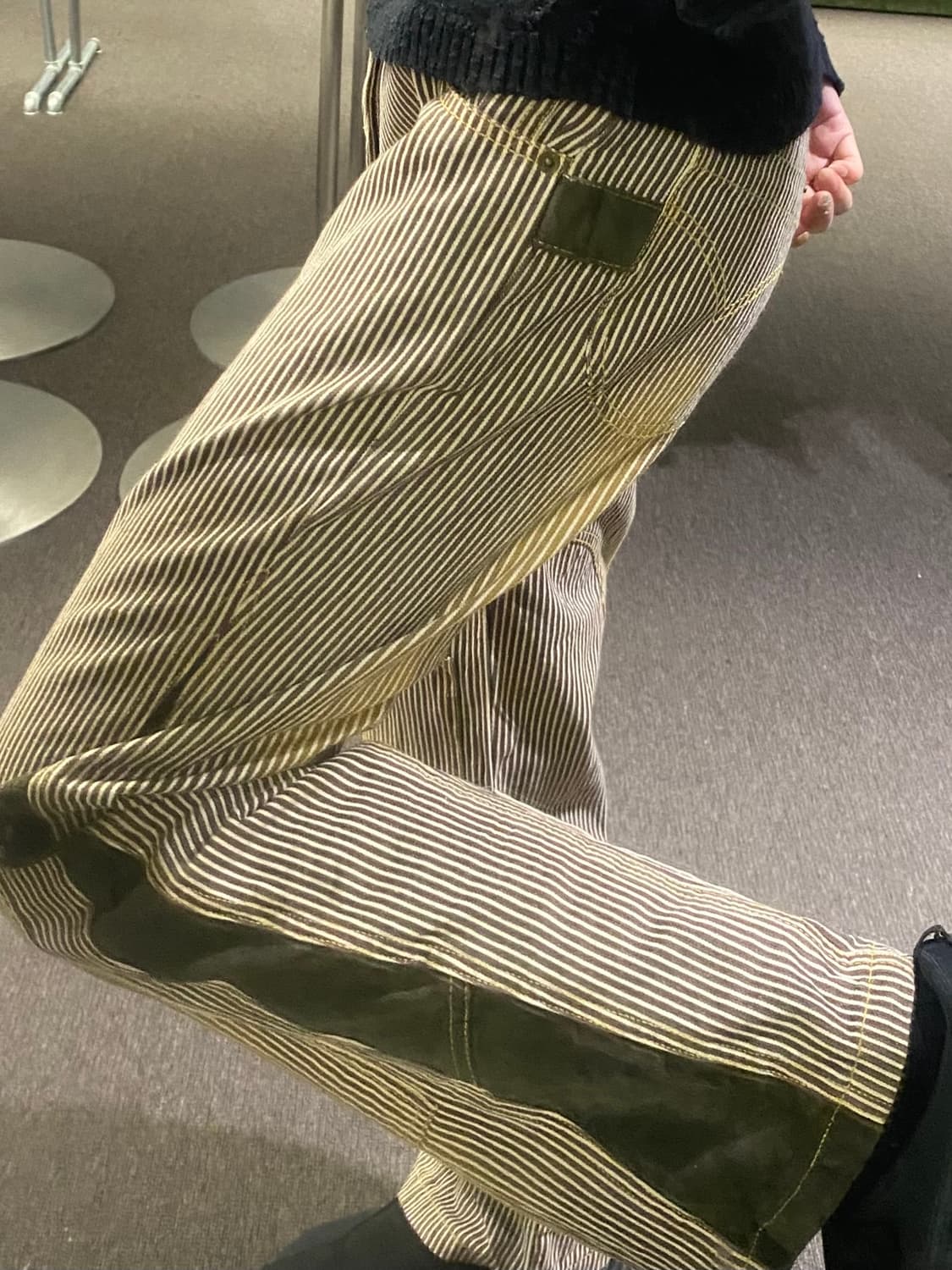 S)일본 빈티지 코듀로이 스트라이프 팬츠 상품이미지3