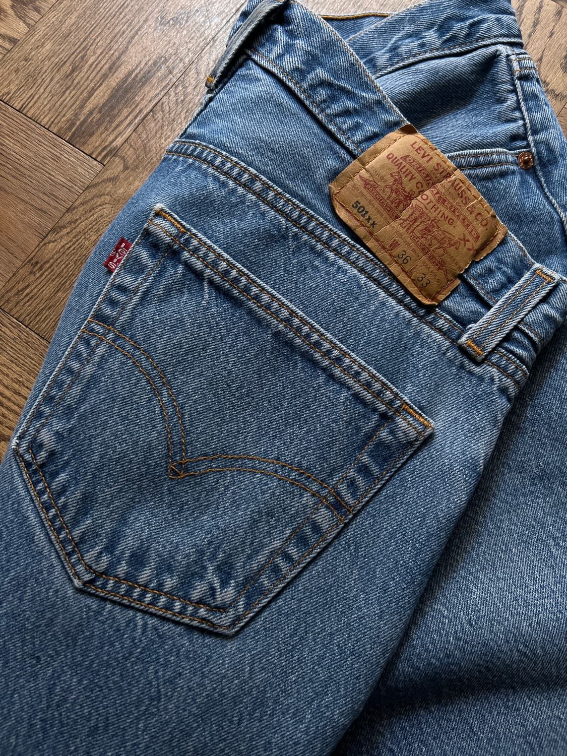 [36]90's 리바이스 501XX USA Made 데님 팬츠 S46 상품이미지5